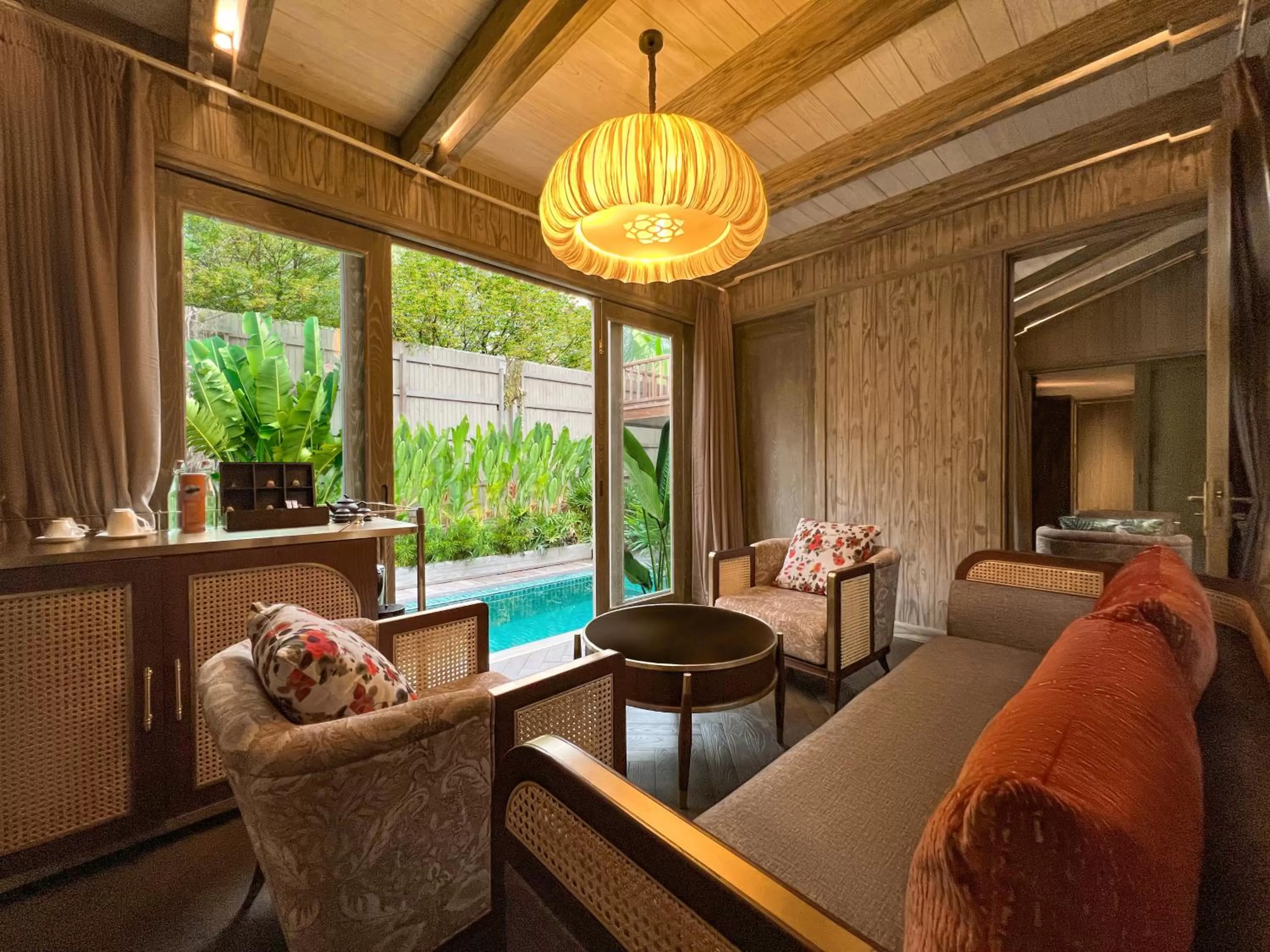 Living room in An Lam Retreats Saigon River