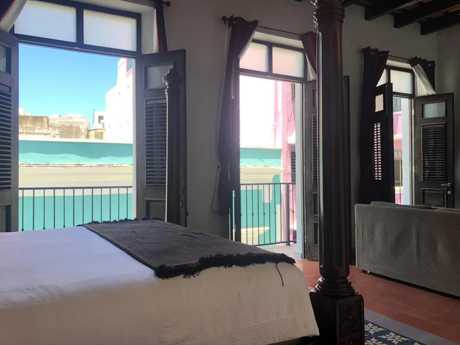 Bed in La Terraza de San Juan