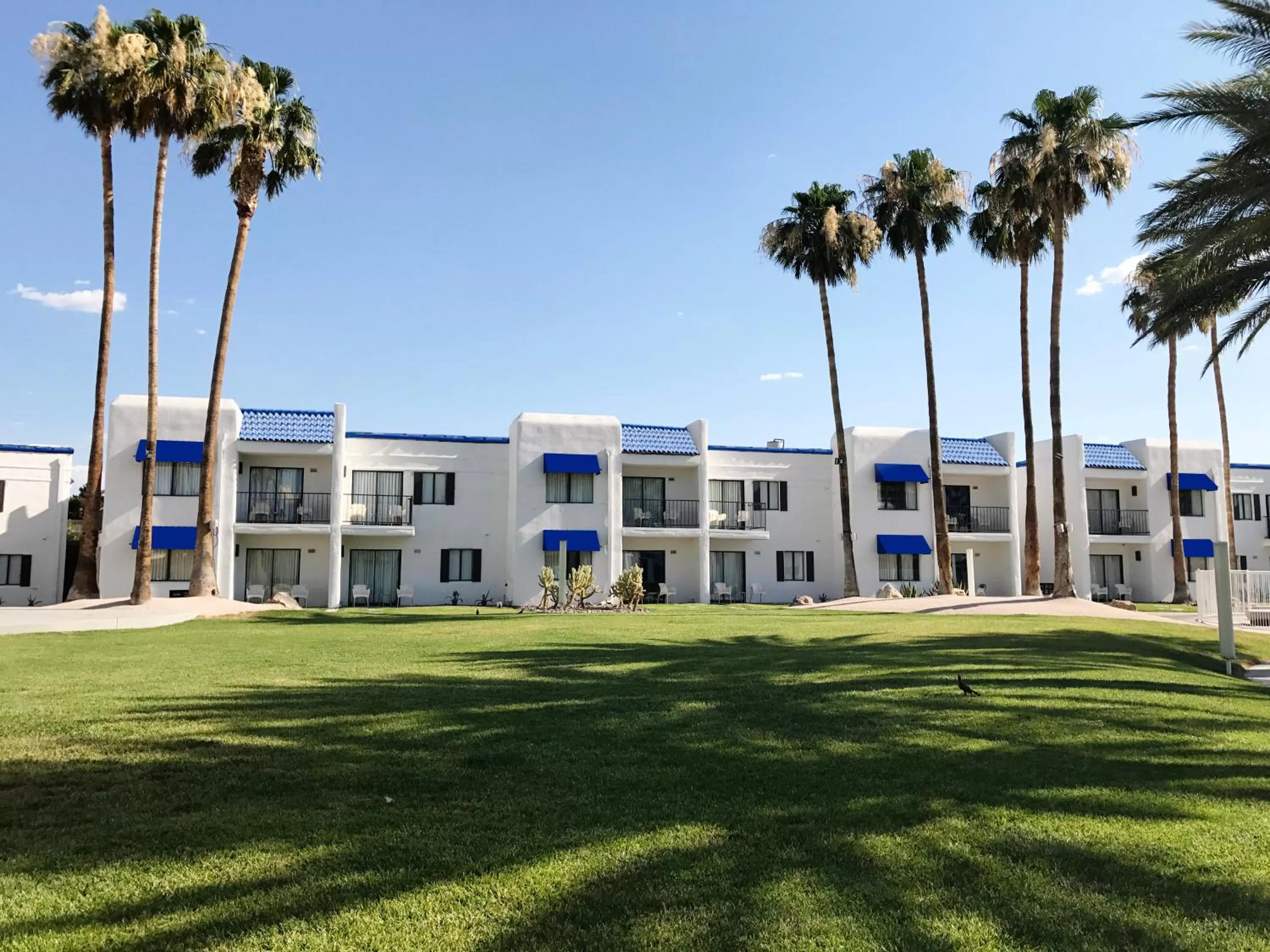 Inner courtyard view in Serene Vegas Boutique Hotel Las Vegas