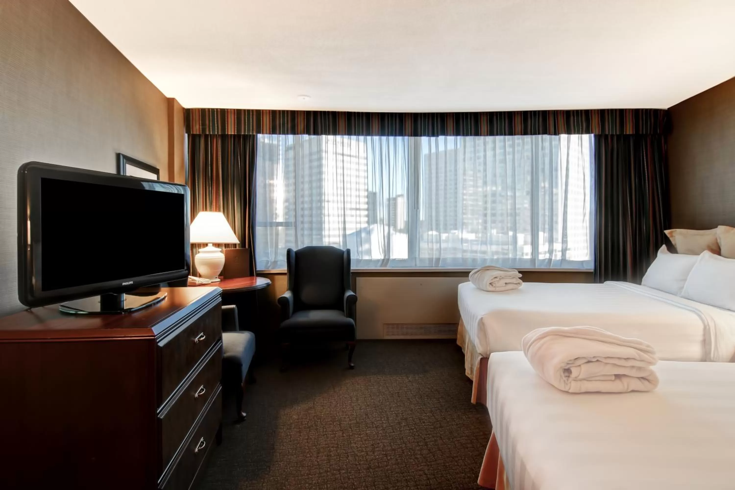 Photo of the whole room, Bed in Chateau Lacombe Hotel