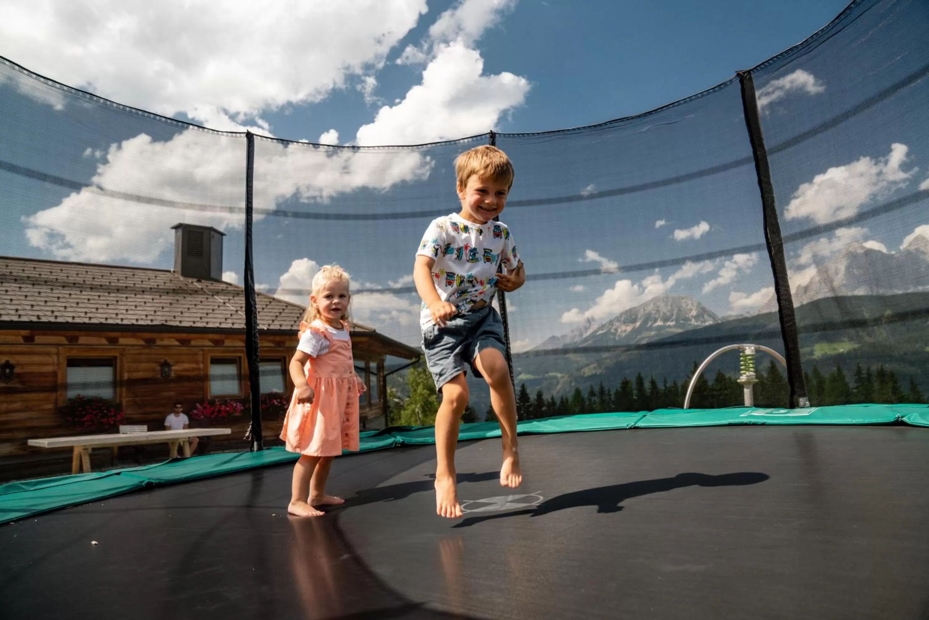 Children play ground in Almwelt Austria