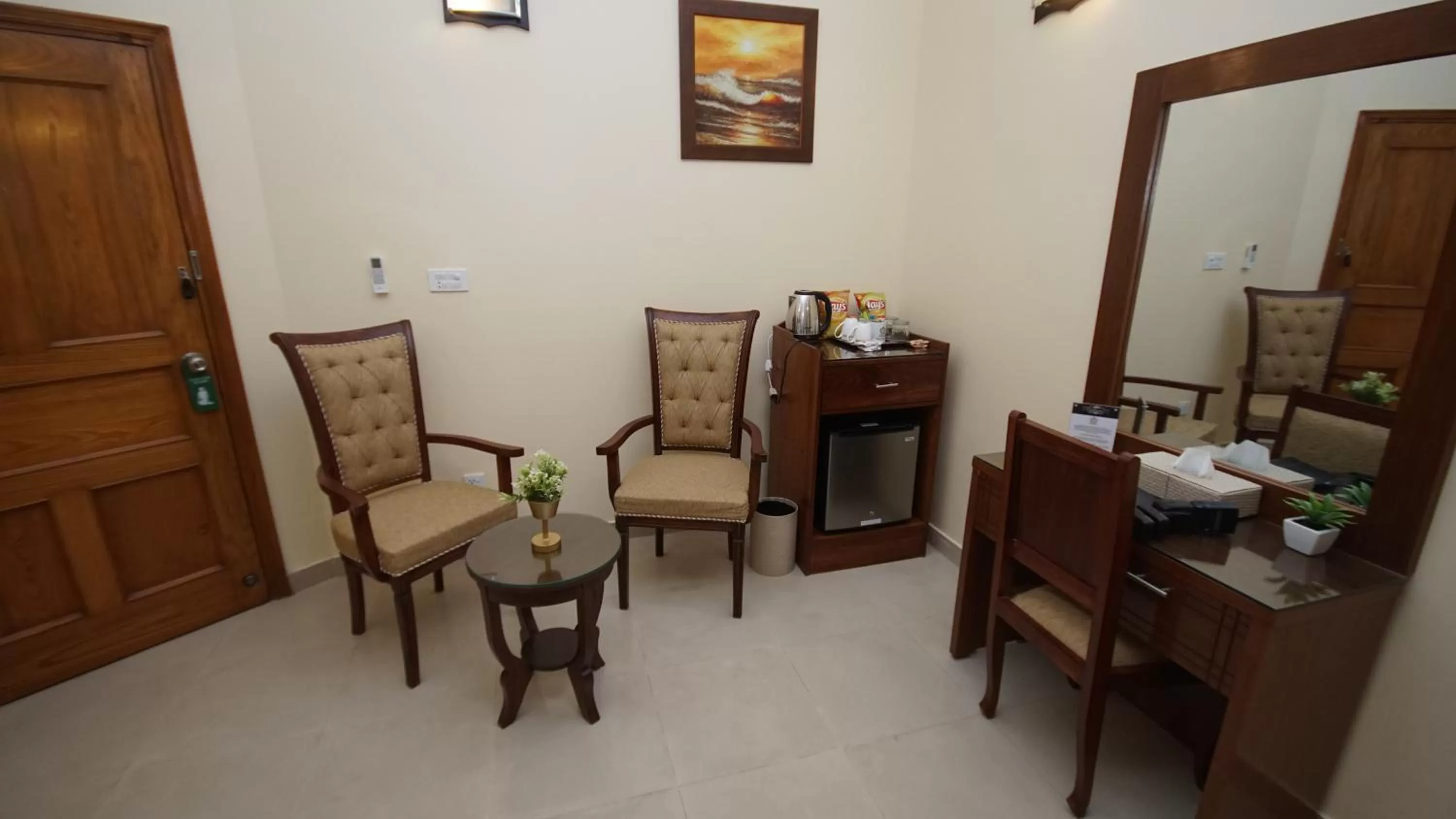 Seating Area in World Inn Karachi