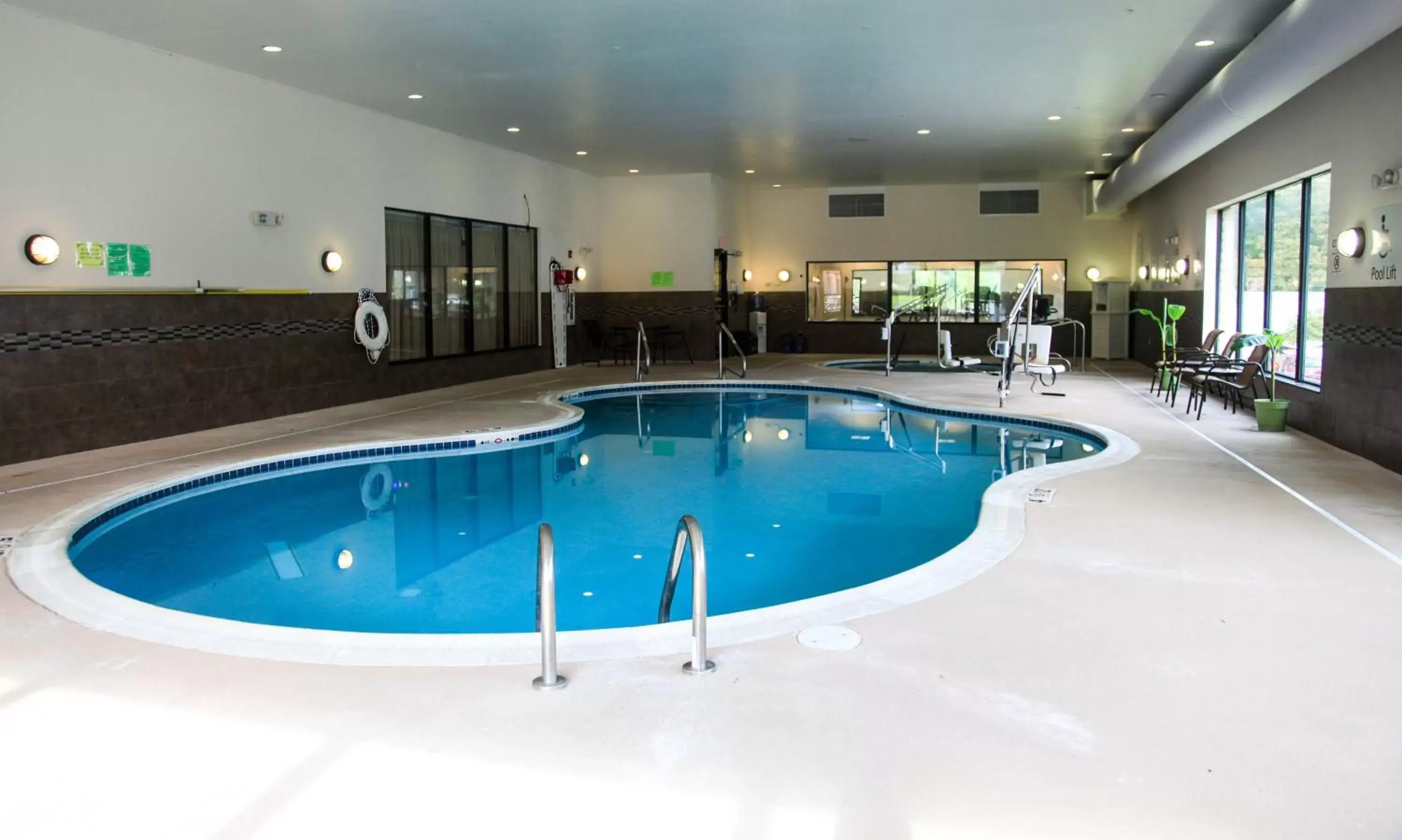 Swimming Pool in Holiday Inn Express & Suites Cumberland - La Vale, an IHG Hotel