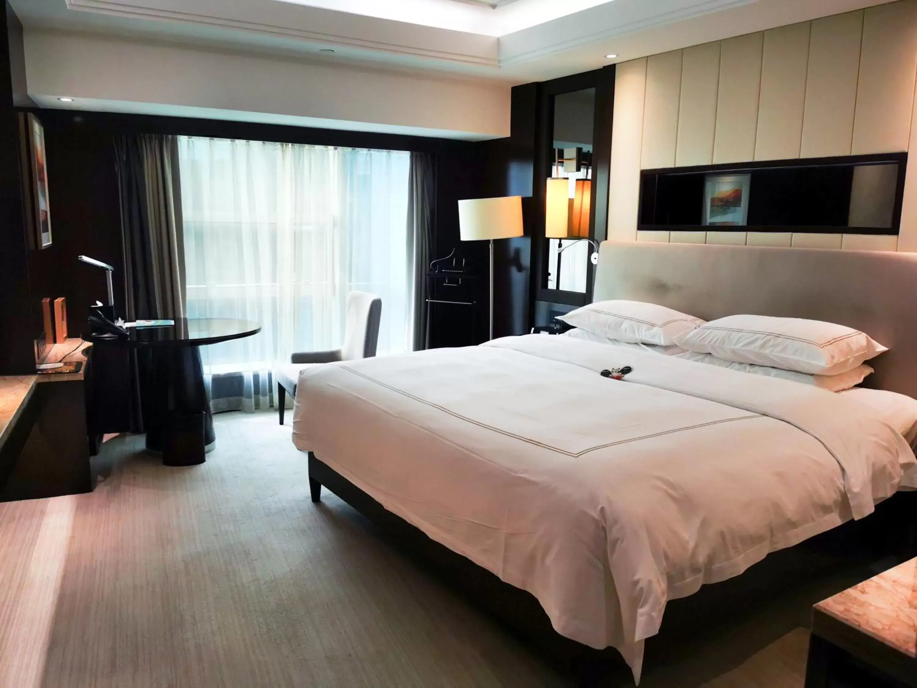 Bed in The Pavilion Hotel Shenzhen (Huaqiang NorthBusiness Zone)