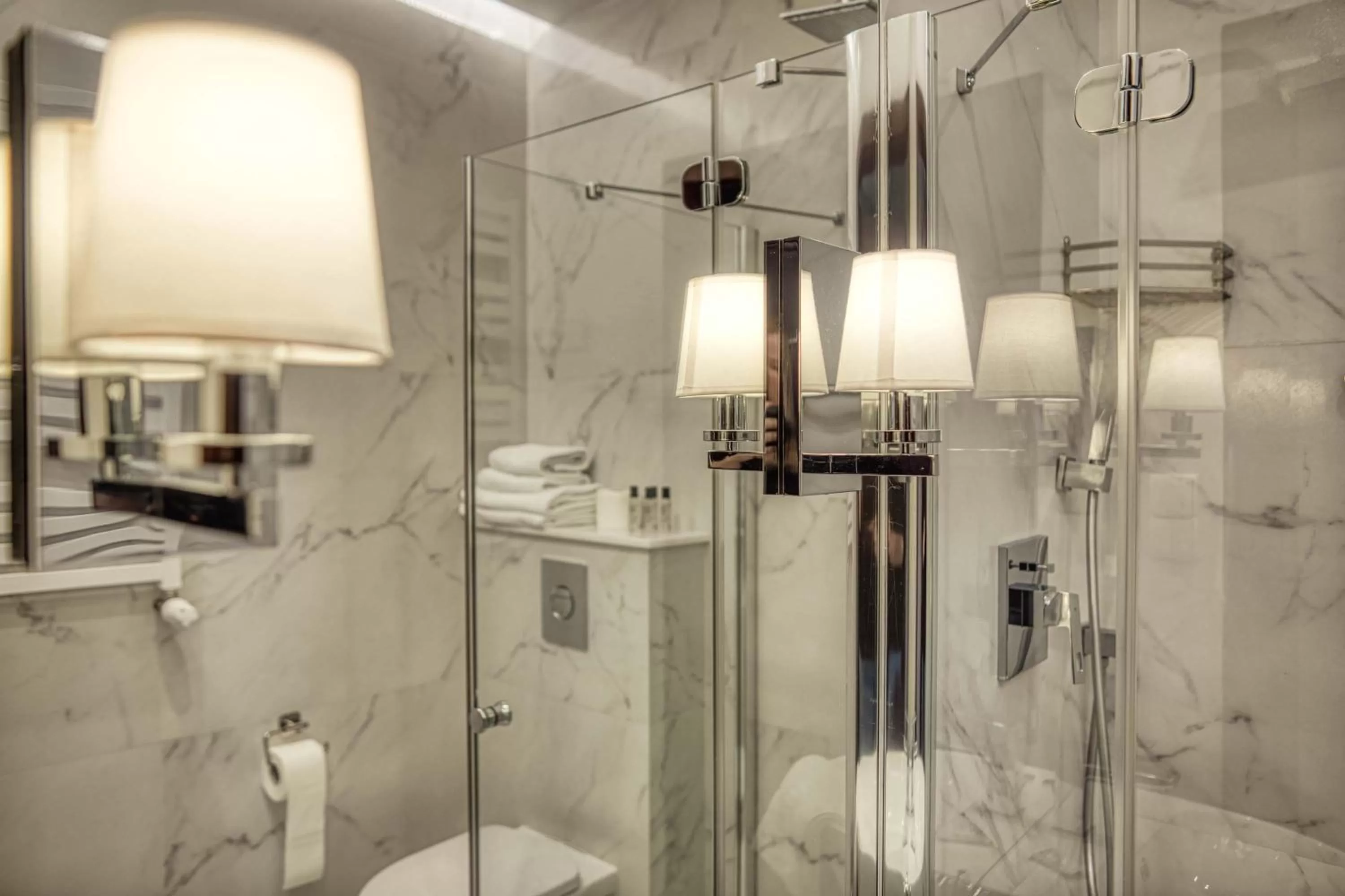 Shower in Hotel Biały Dom