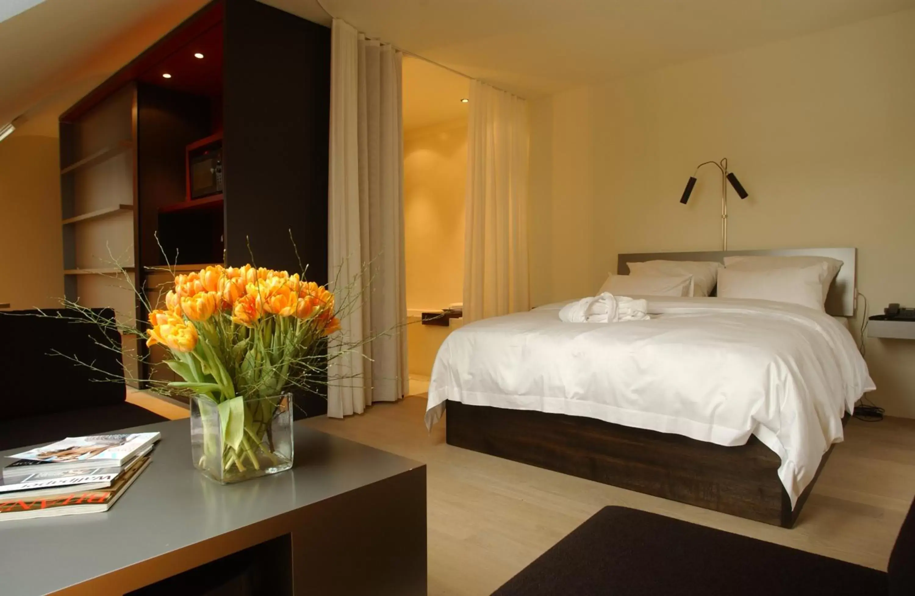 Bed in Sorell Hotel Rigiblick - Studios & Spa Suites