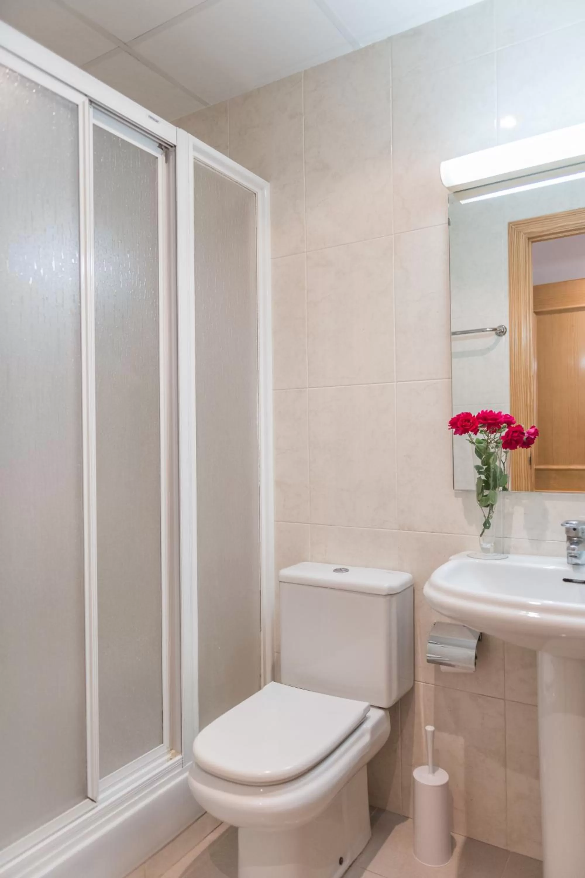 Shower in Hostal Buenos Aires