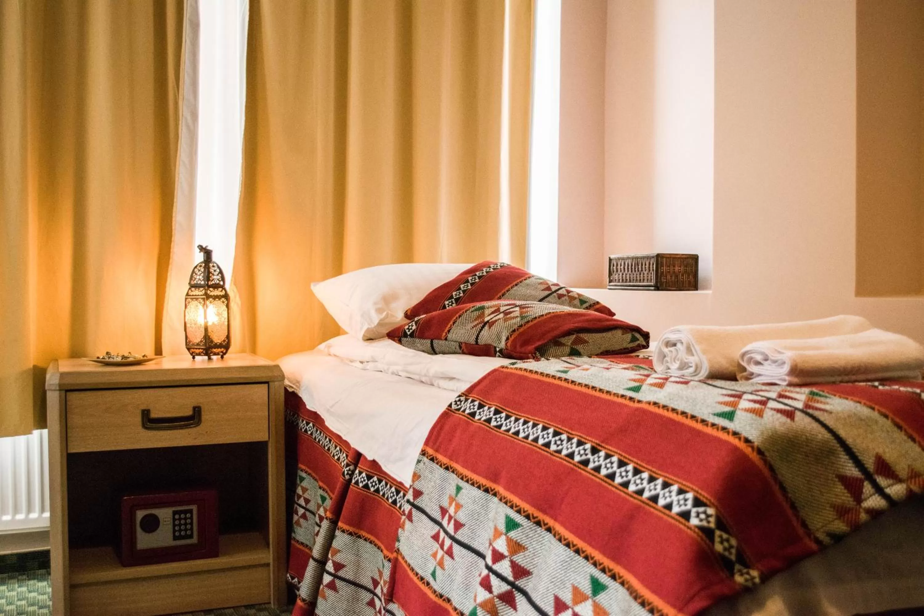 Photo of the whole room, Bed in Petra Hotel