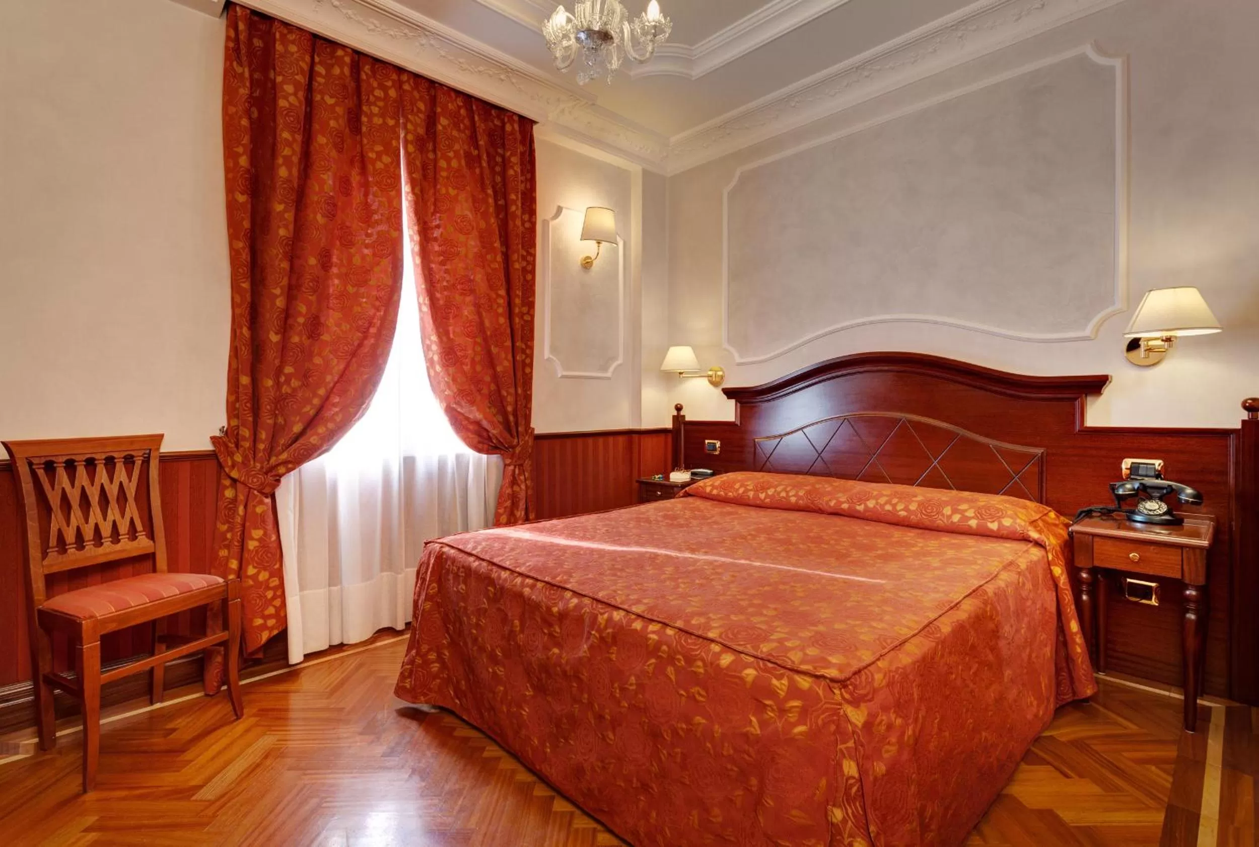Bedroom, Bed in Hotel Best Roma