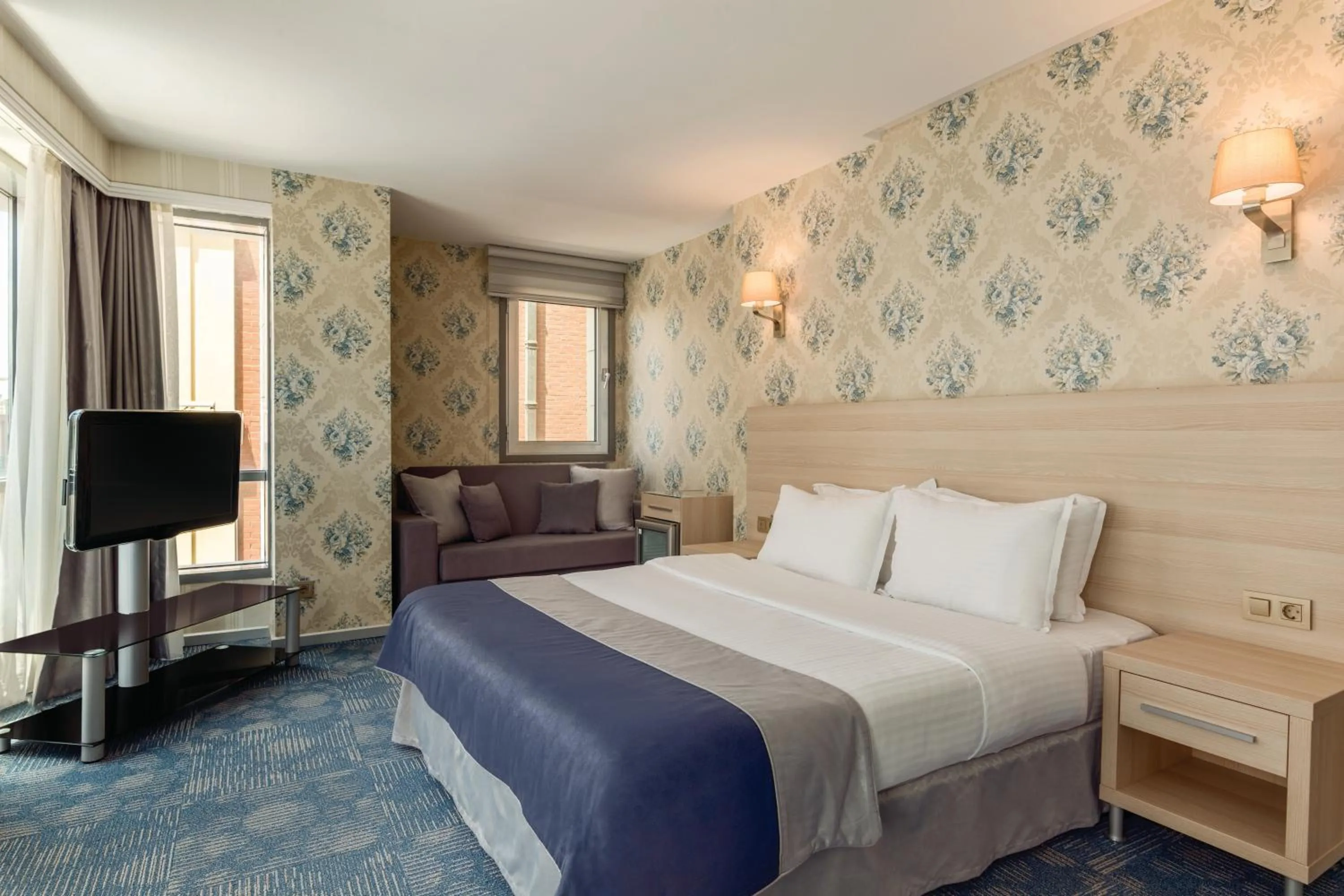 Decorative detail, Bed in Ramada by Wyndham Ankara