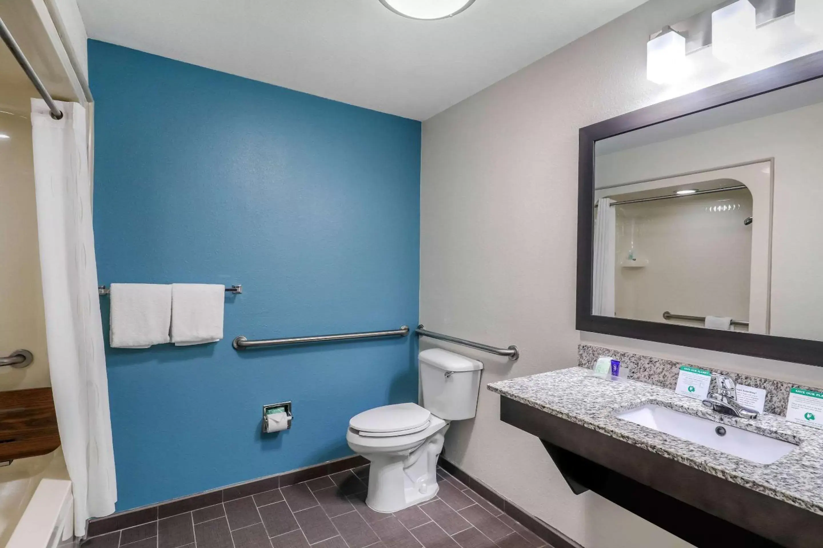 Bathroom in Clarion Inn & Suites DFW North