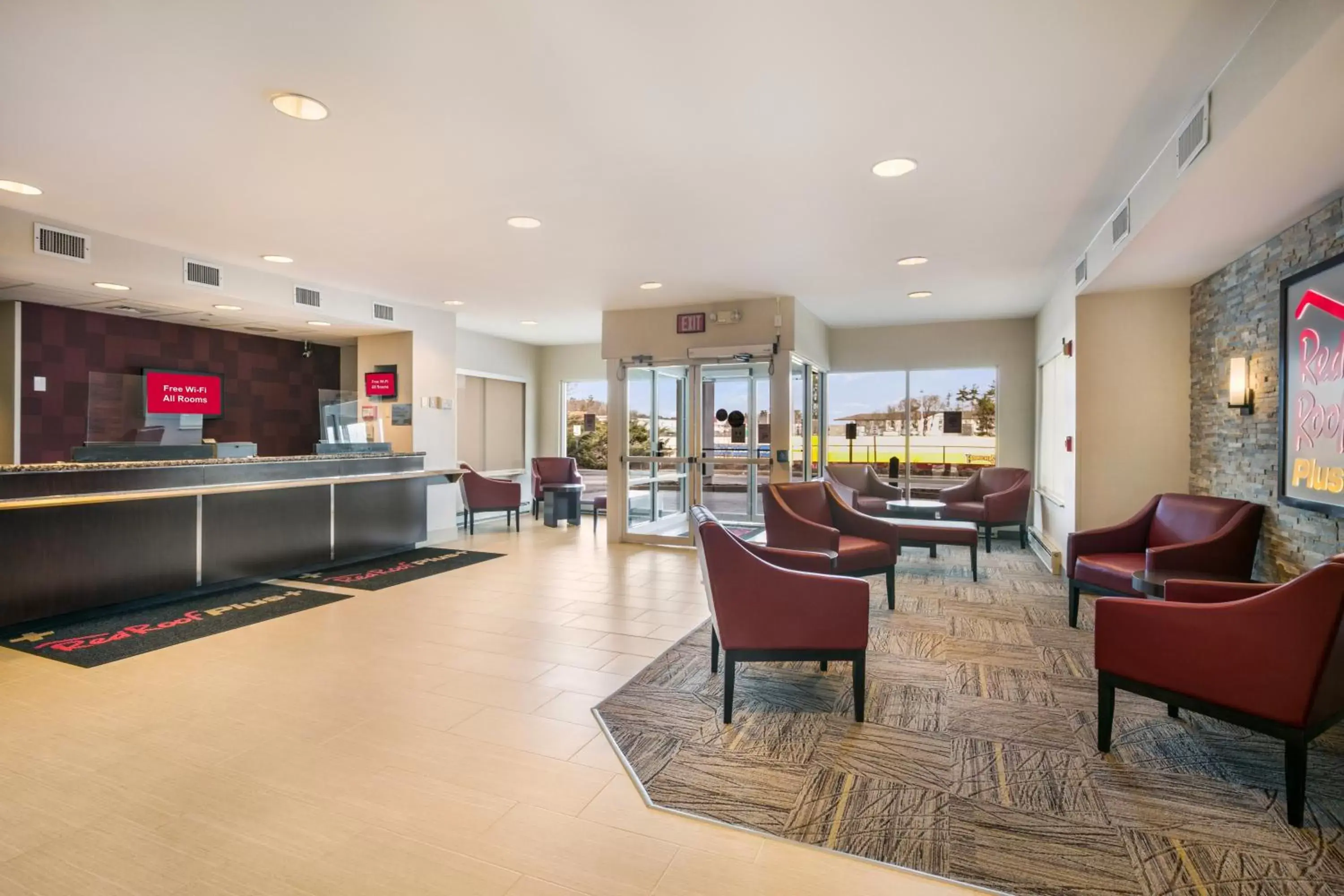 Lobby or reception in Red Roof Inn PLUS+ Boston - Logan Lobby or reception in Red Roof Inn PLUS+ Boston - Logan
