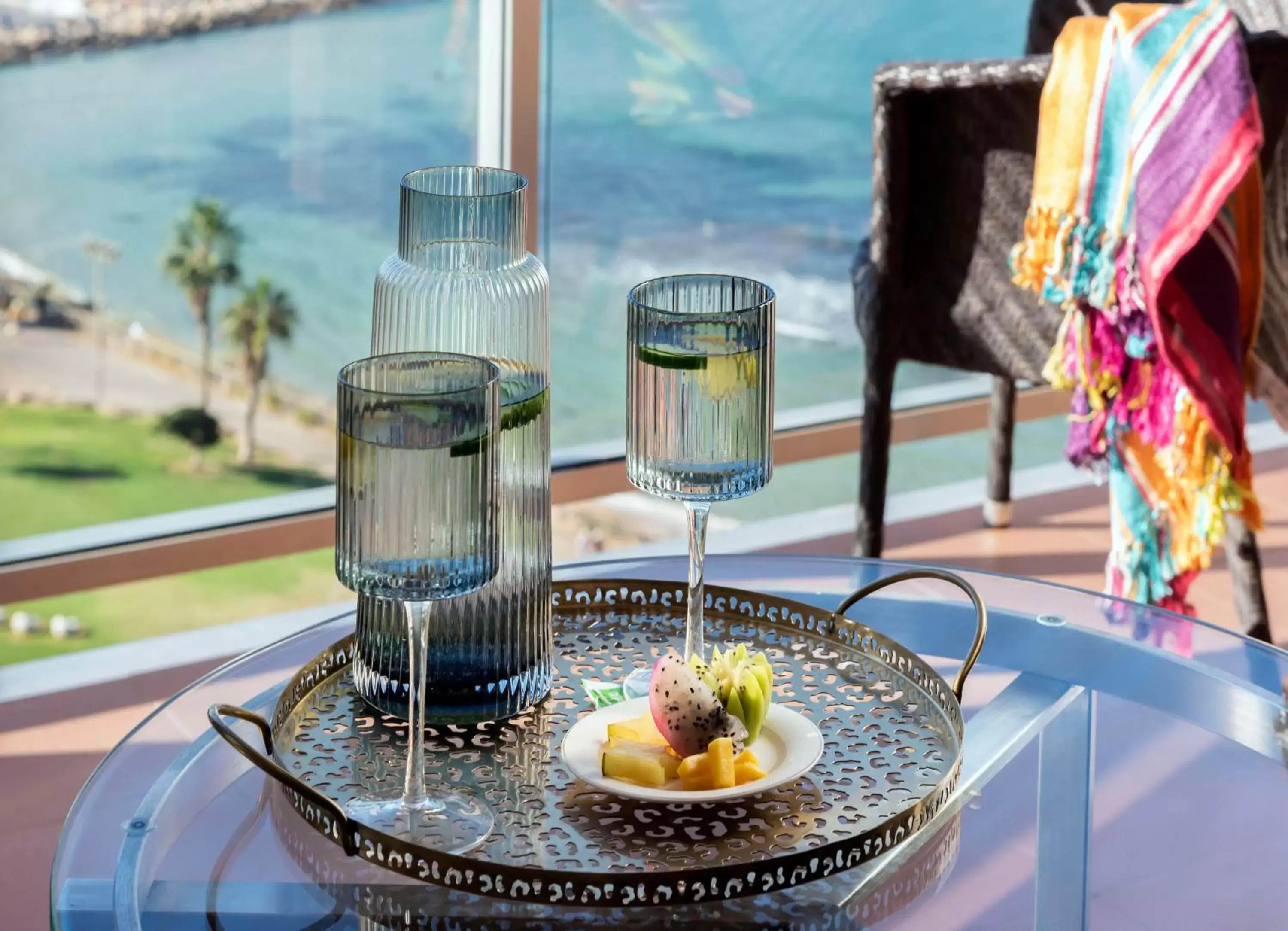 Executive King Room with Sea View in Hilton Tel Aviv Hotel Executive King Room with Sea View in Hilton Tel Aviv Hotel