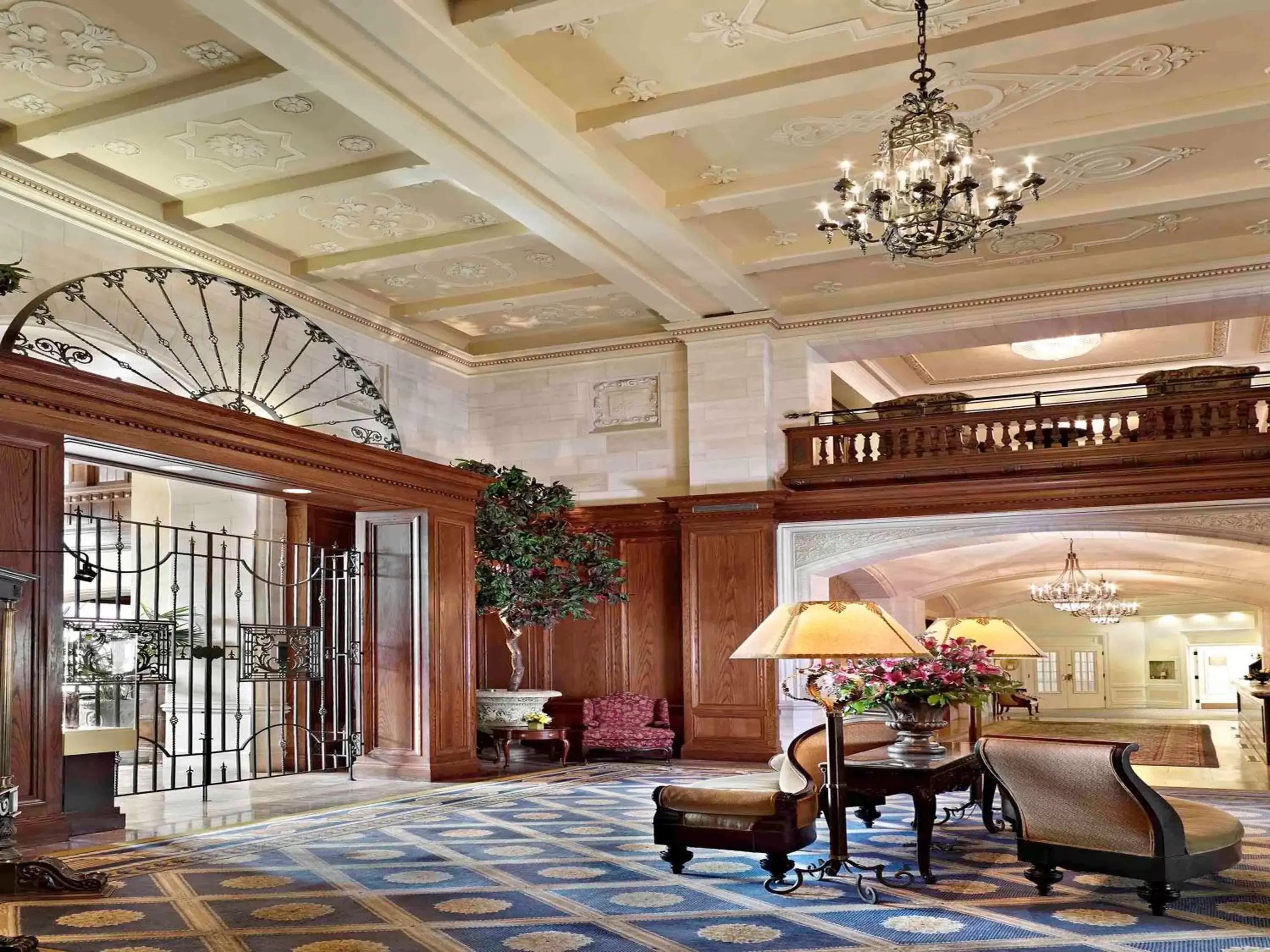 Property building, Lobby/Reception in Fairmont Hotel Macdonald