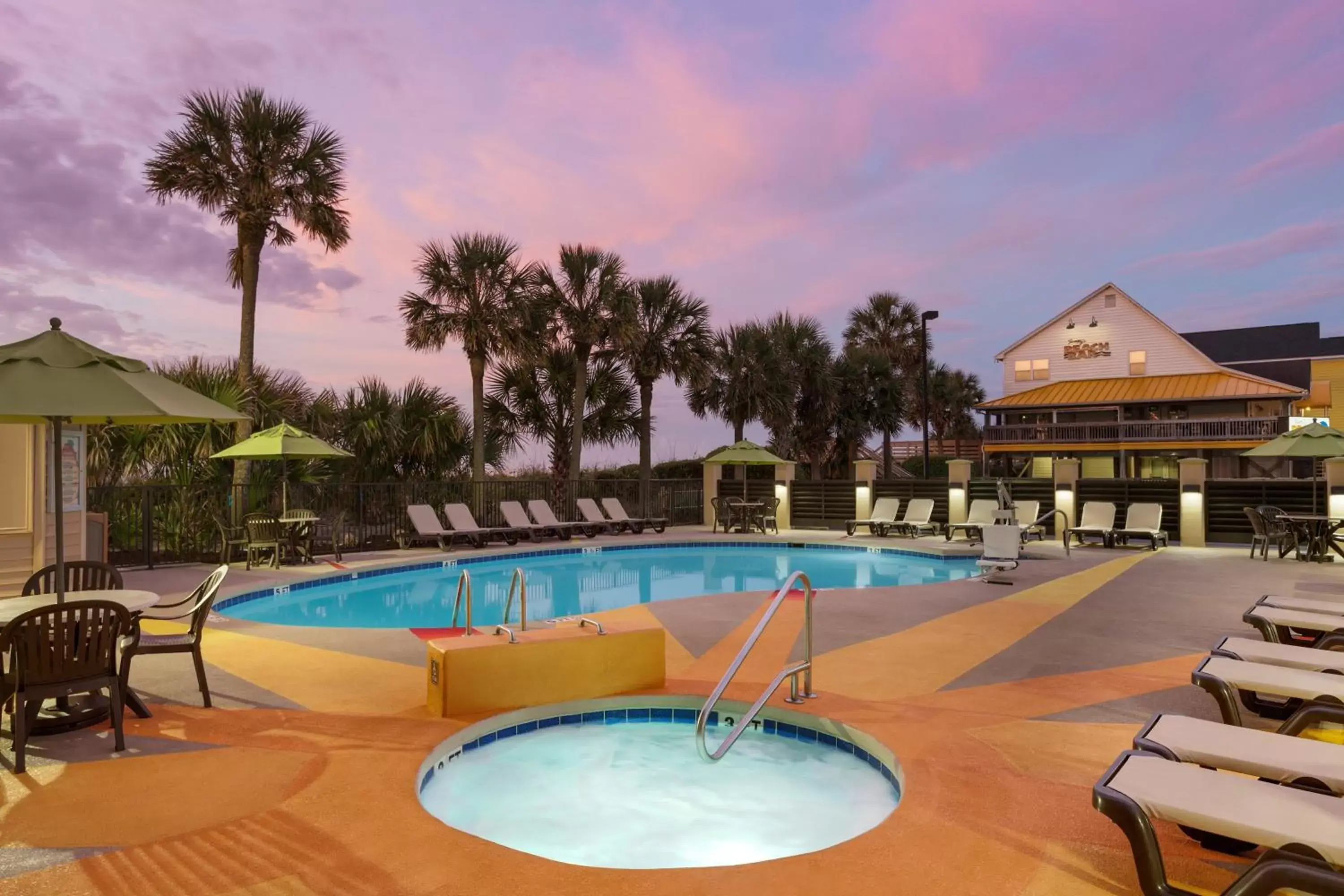 Swimming Pool in Surfside Beach Oceanfront Hotel