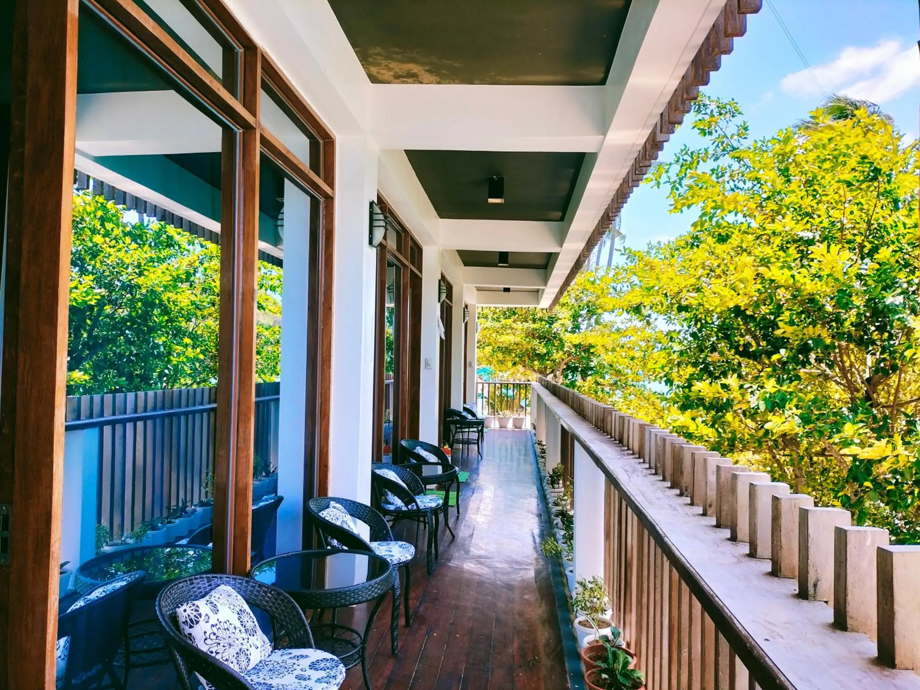 Patio, Balcony/Terrace in Orange Pearl Beach Resort