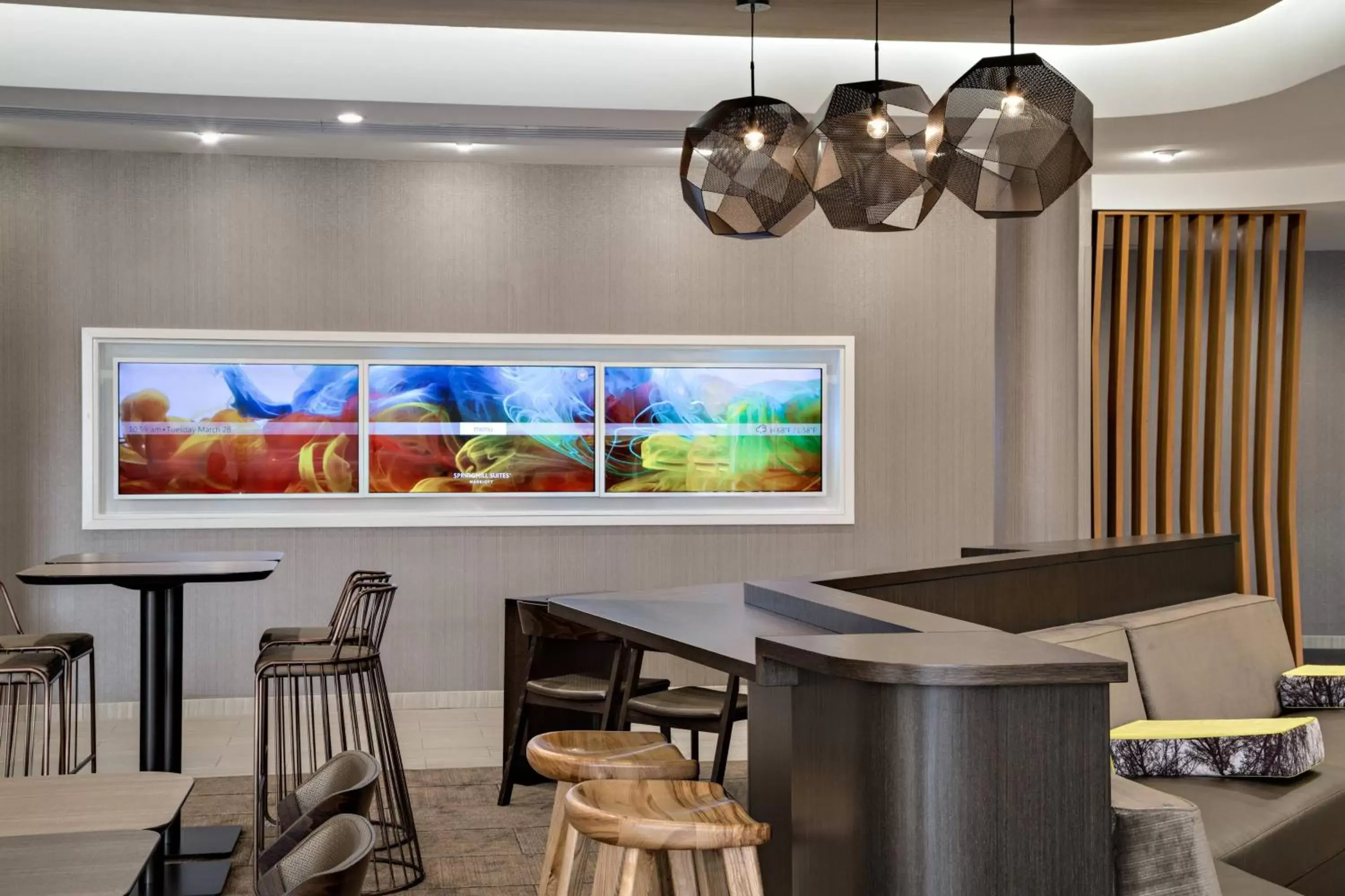 Lobby or reception, Restaurant/Places to Eat in SpringHill Suites by Marriott Oklahoma City Midwest City Del City