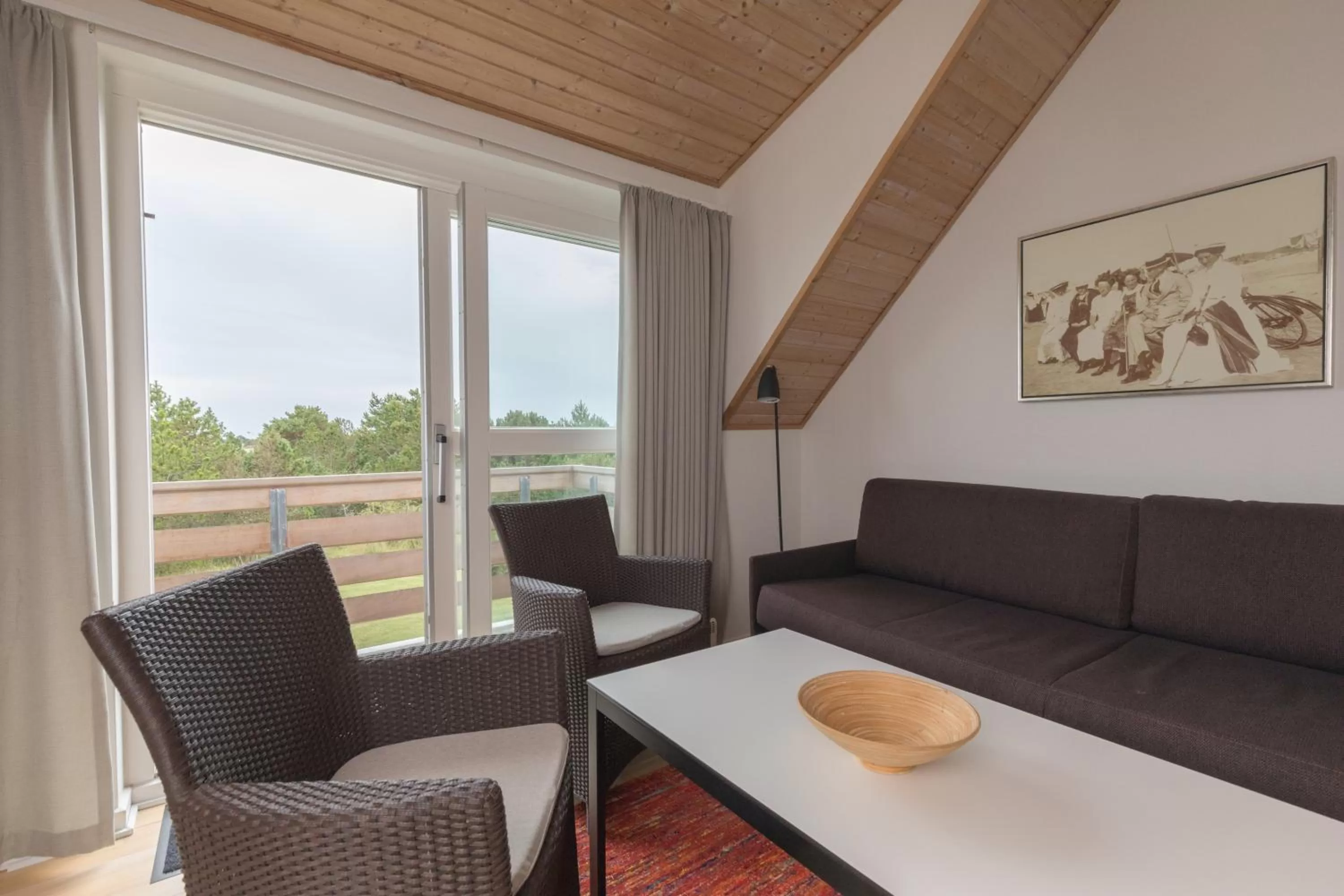 Communal lounge/ TV room in Color Hotel Skagen