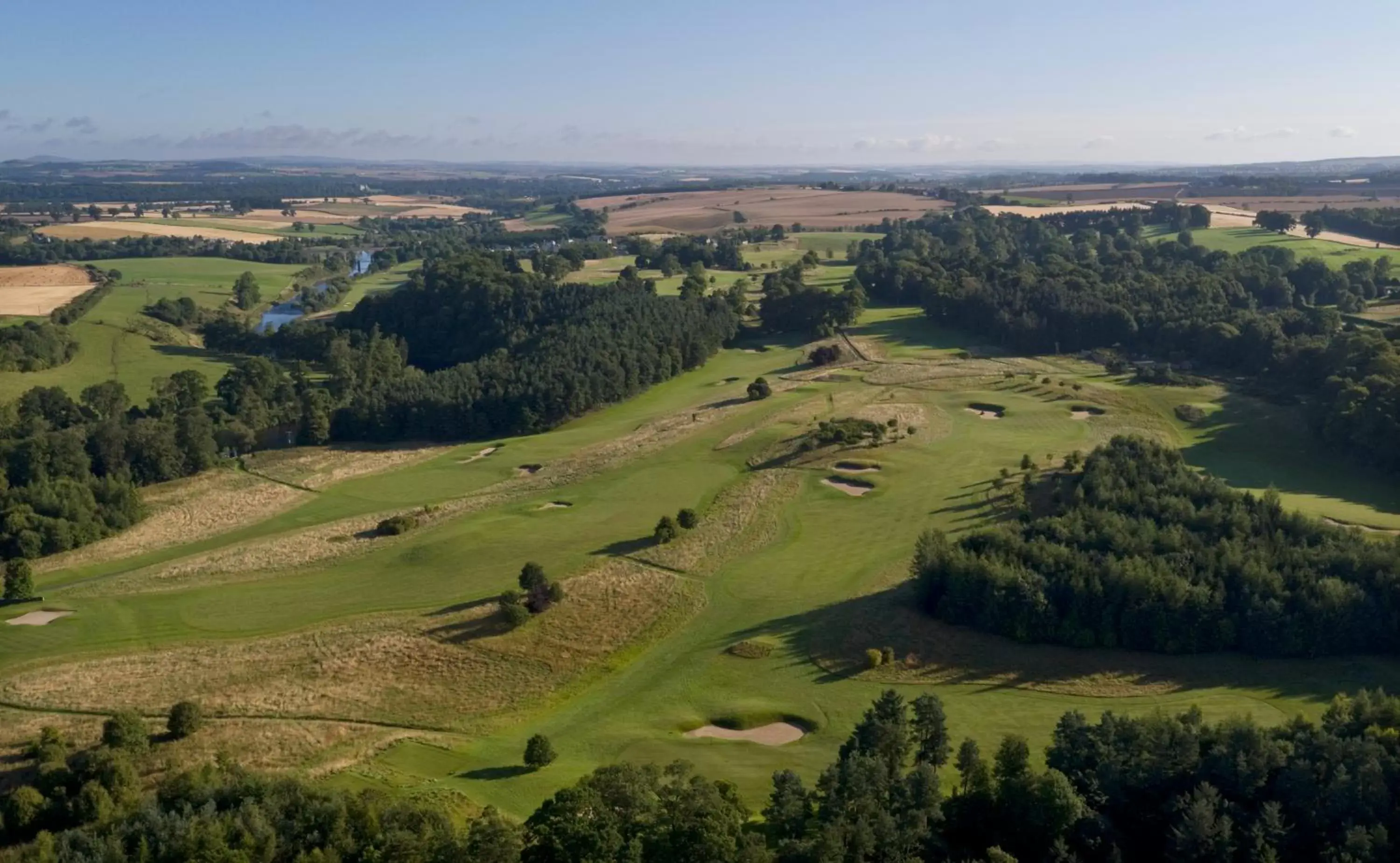 Golfcourse, Bird's-eye View in SCHLOSS Roxburghe, part of Destination by Hyatt