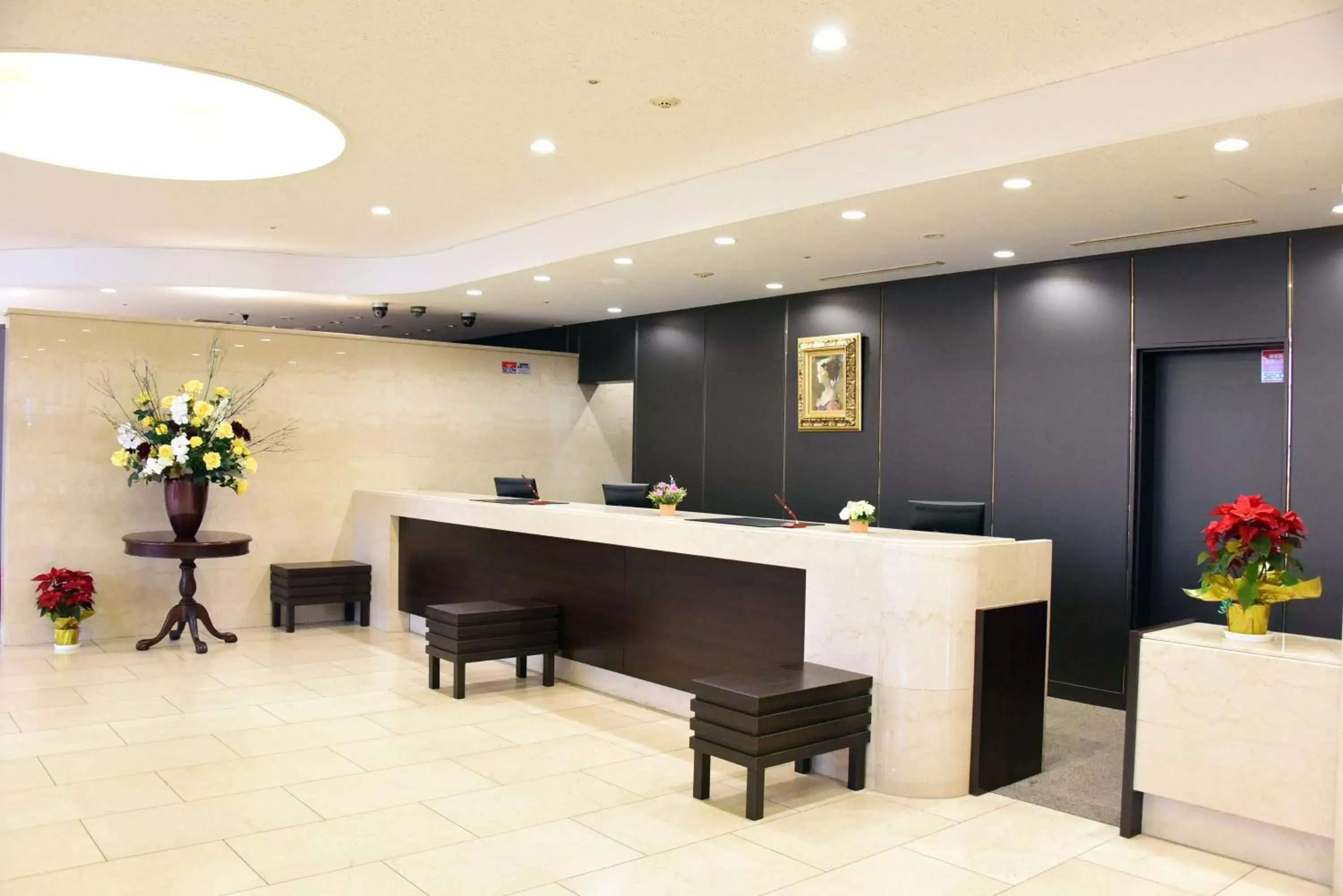 Lobby/Reception in Hotel Sankyo Fukushima