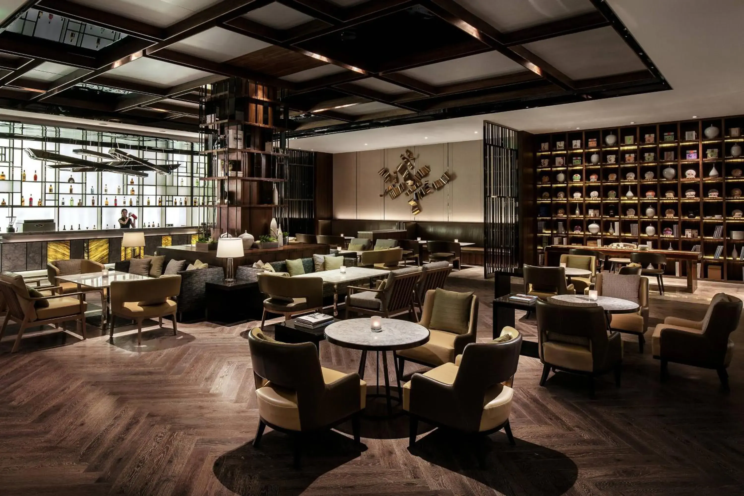 Lounge or bar, Restaurant/Places to Eat in Courtyard by Marriott Changsha South