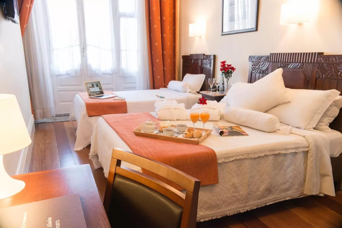 Decorative detail, Bed in Hotel Aliados