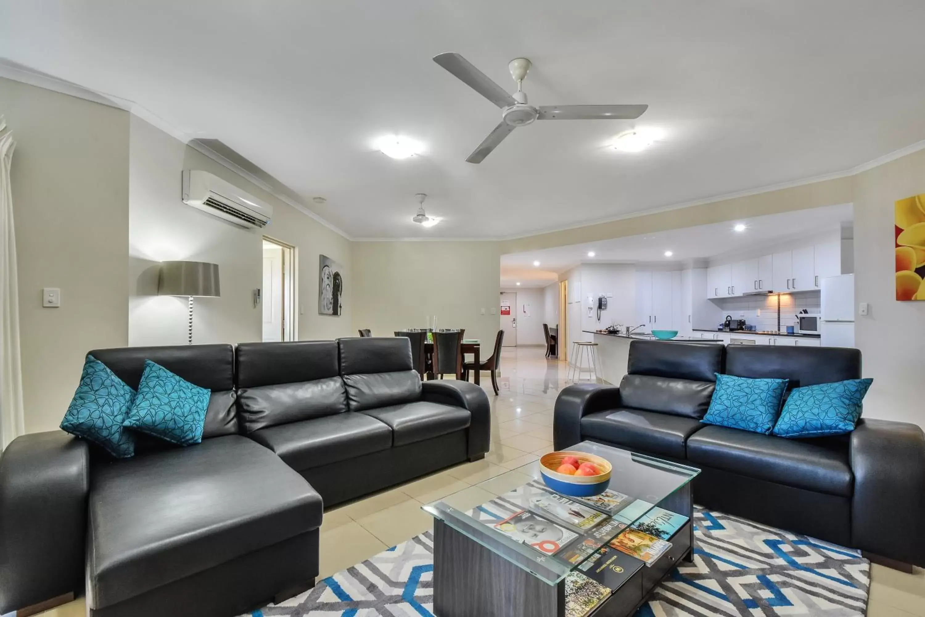 Living room, Seating Area in Argus Apartments Darwin