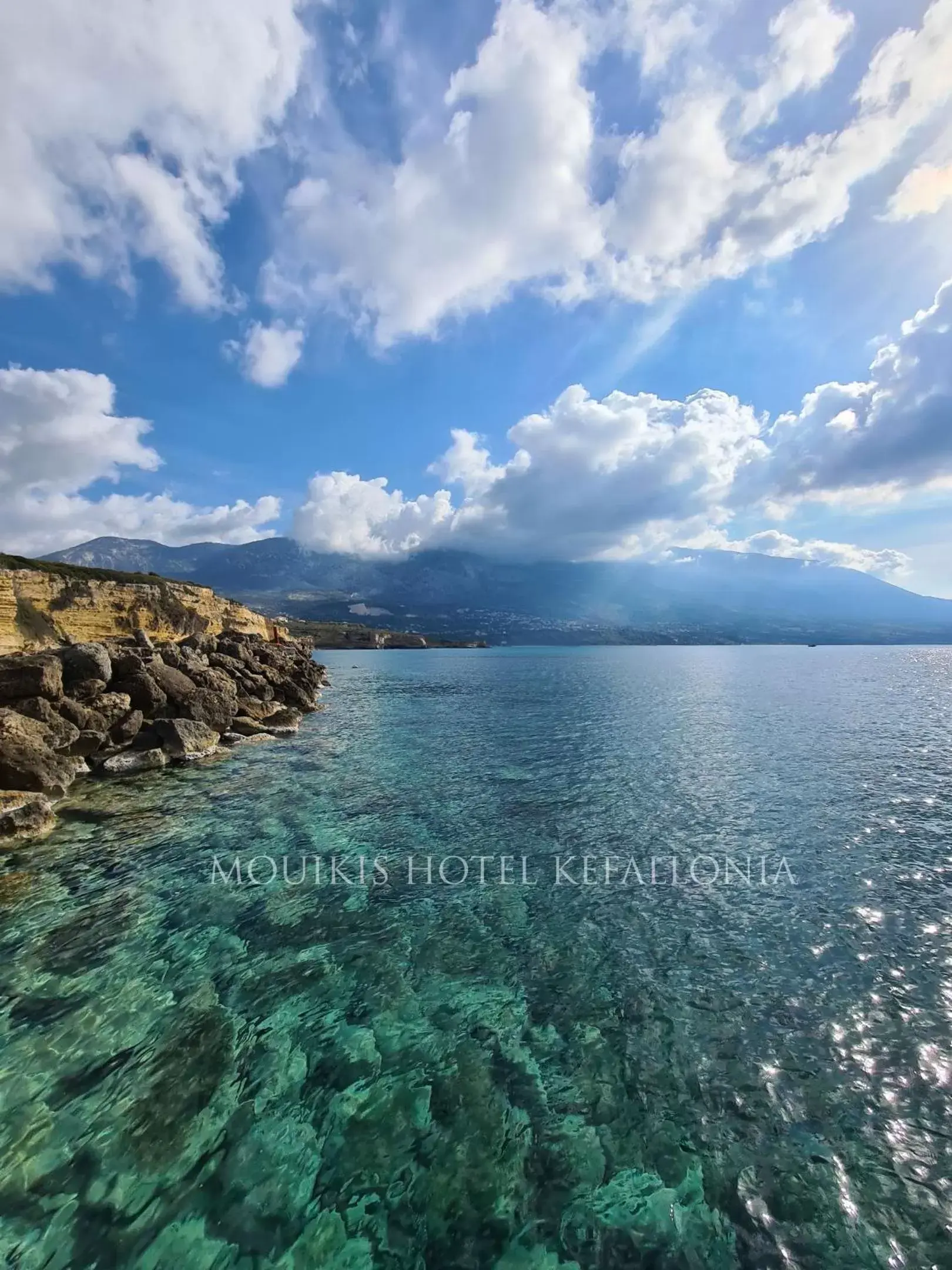 Beach in Mouikis Hotel Kefalonia