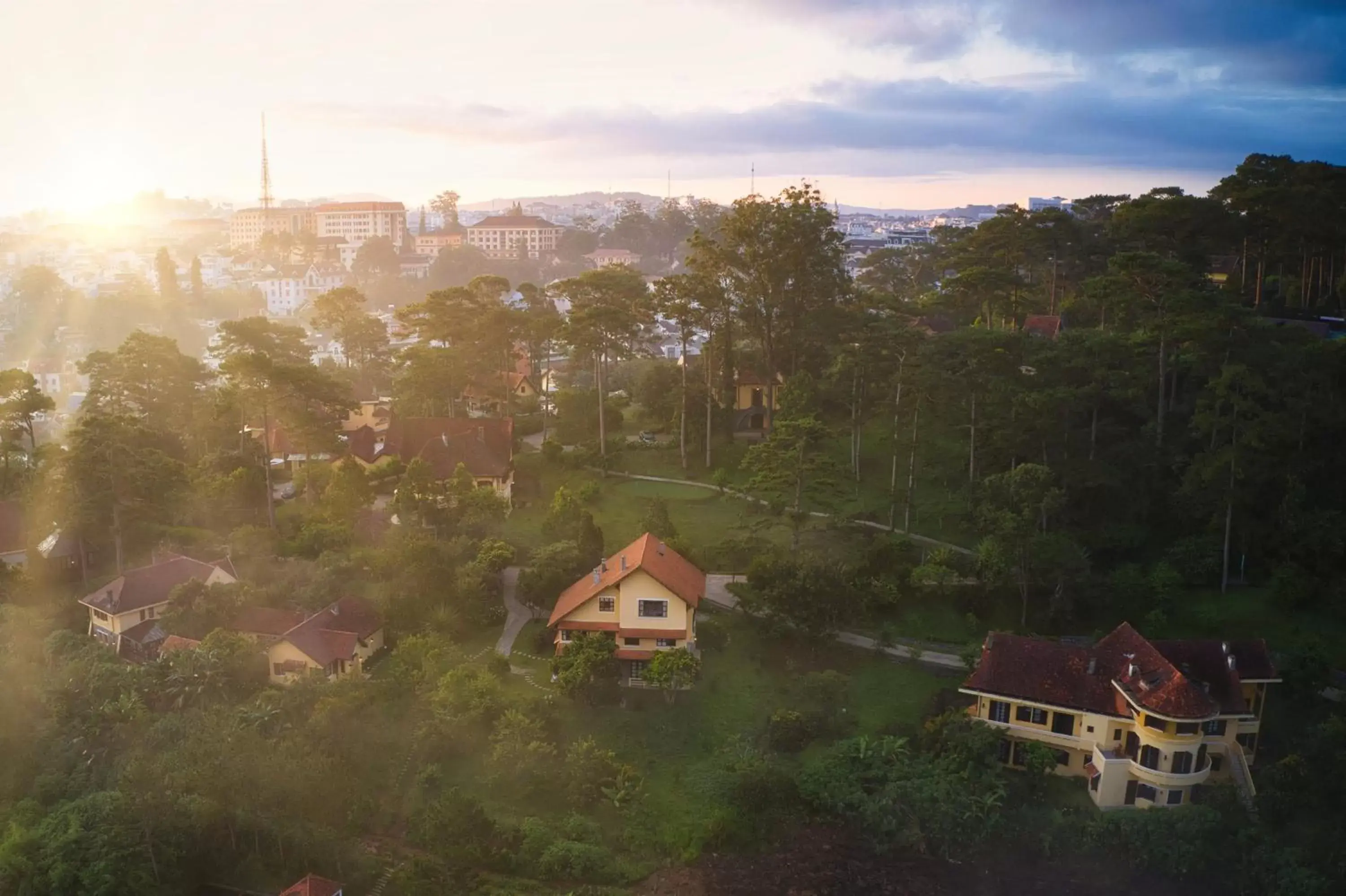 Mountain view, Bird's-eye View in Ana Mandara Villas Dalat Resort & Spa