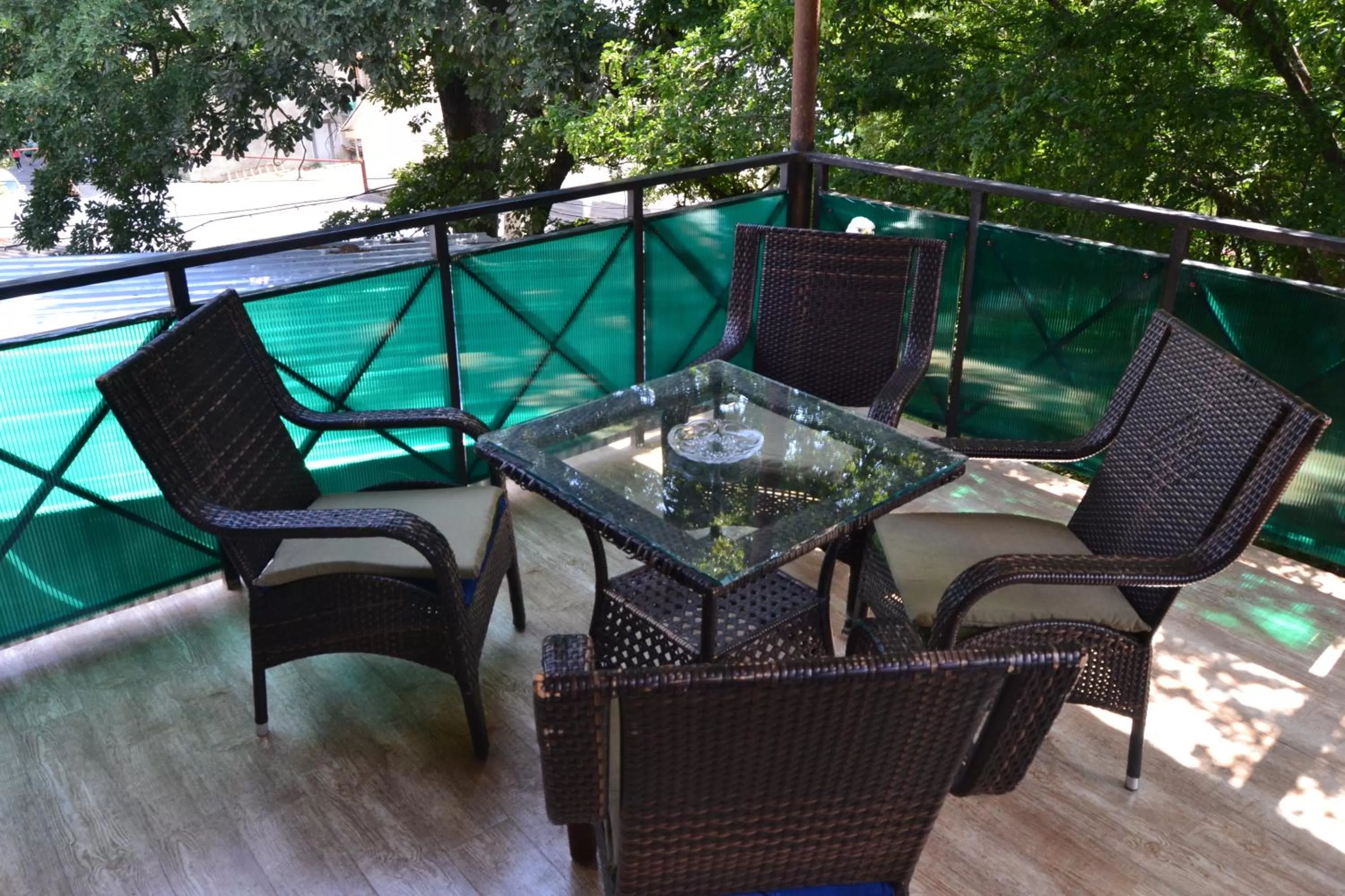 Balcony/Terrace in Borjomi Villa Roma