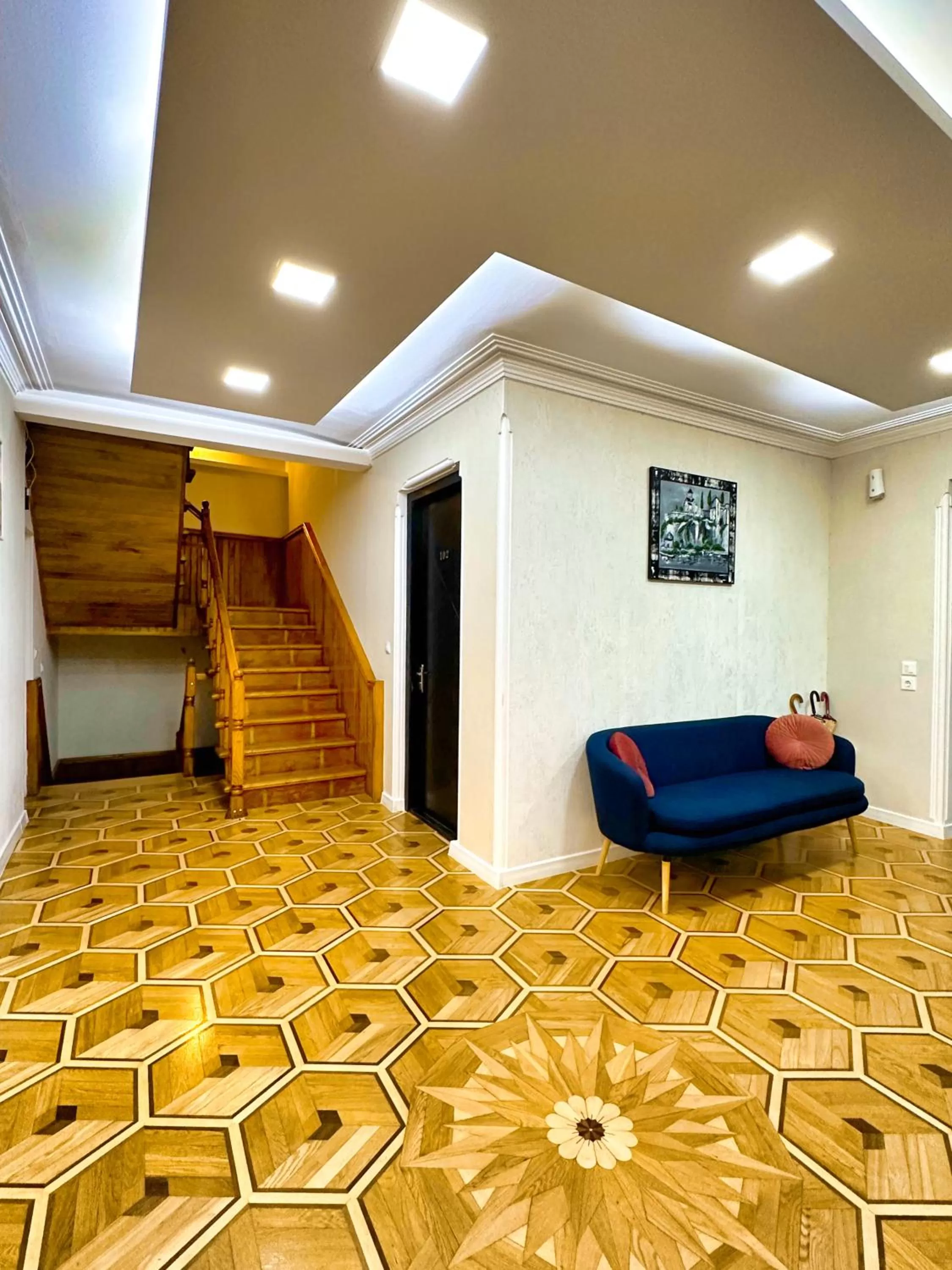 Living room in Metekhi View Hotel