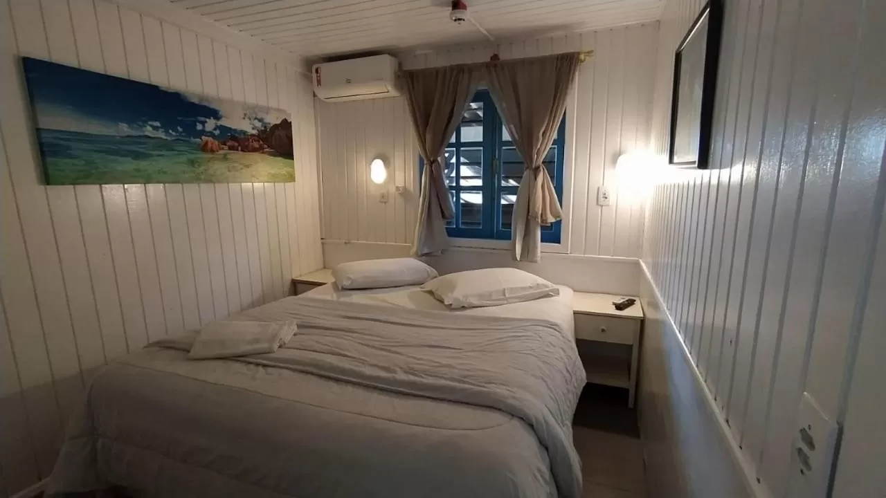 Bed in Pousada Canto da Vigia