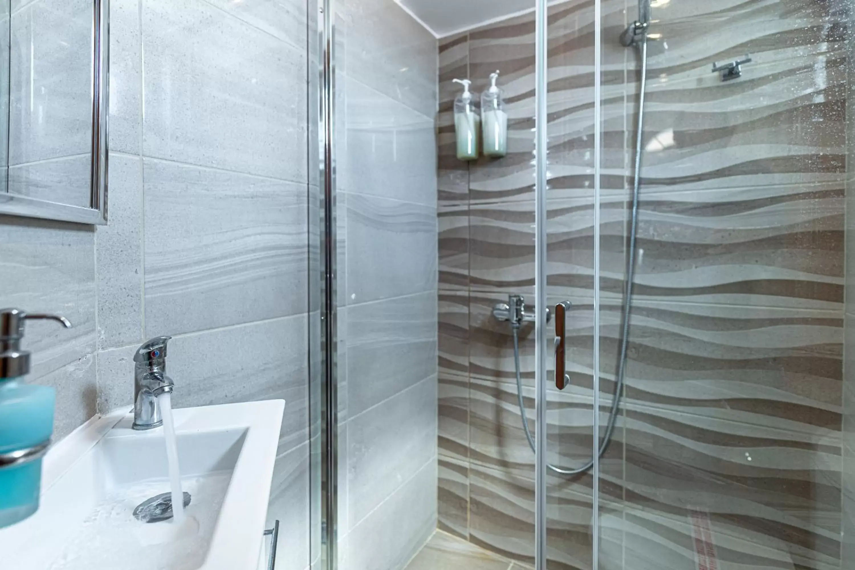 Shower, Bathroom in Apartments Tina FREE transfer from-to the airport