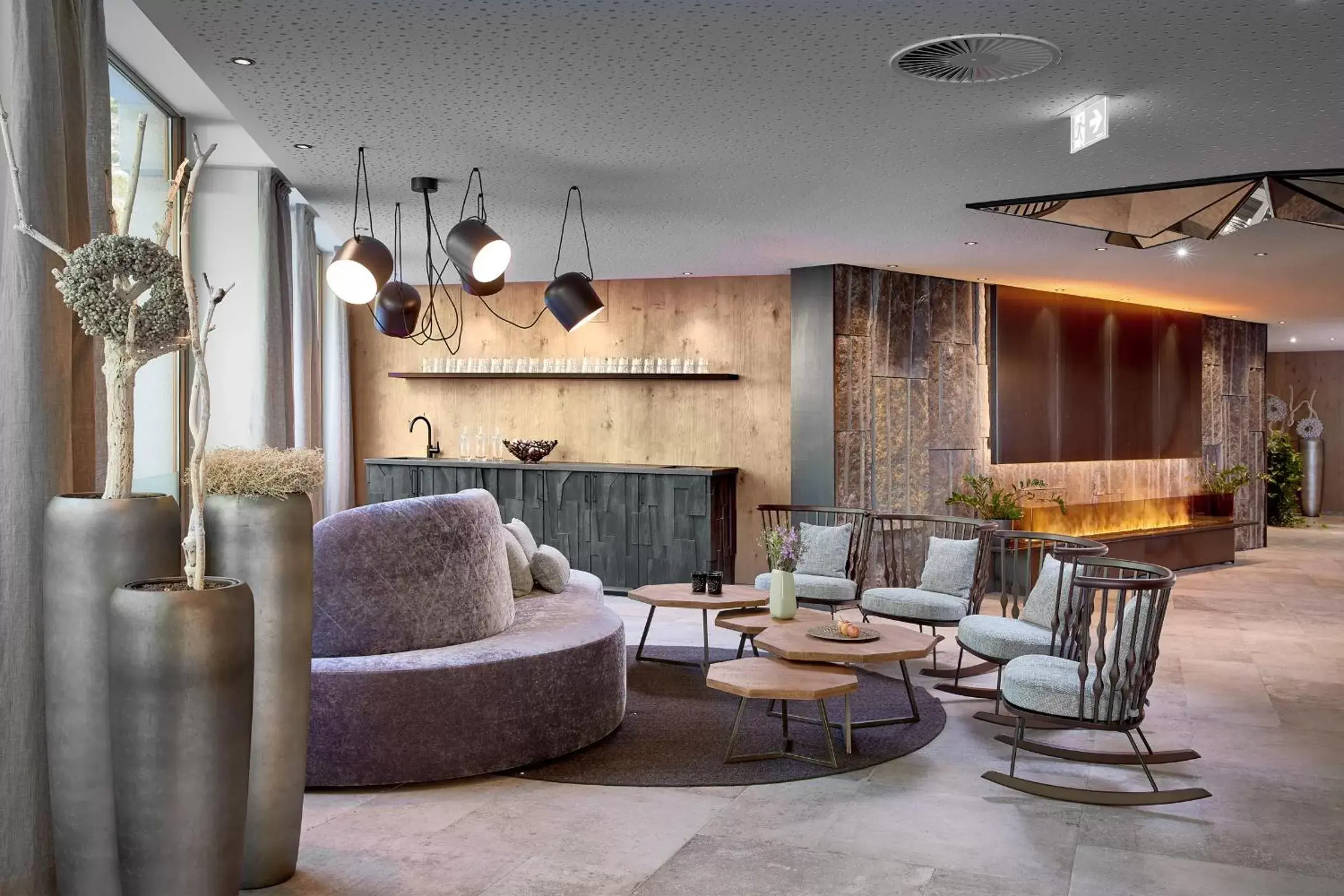 Lobby or reception, Seating Area in Krumers Alpin – Your Mountain Oasis