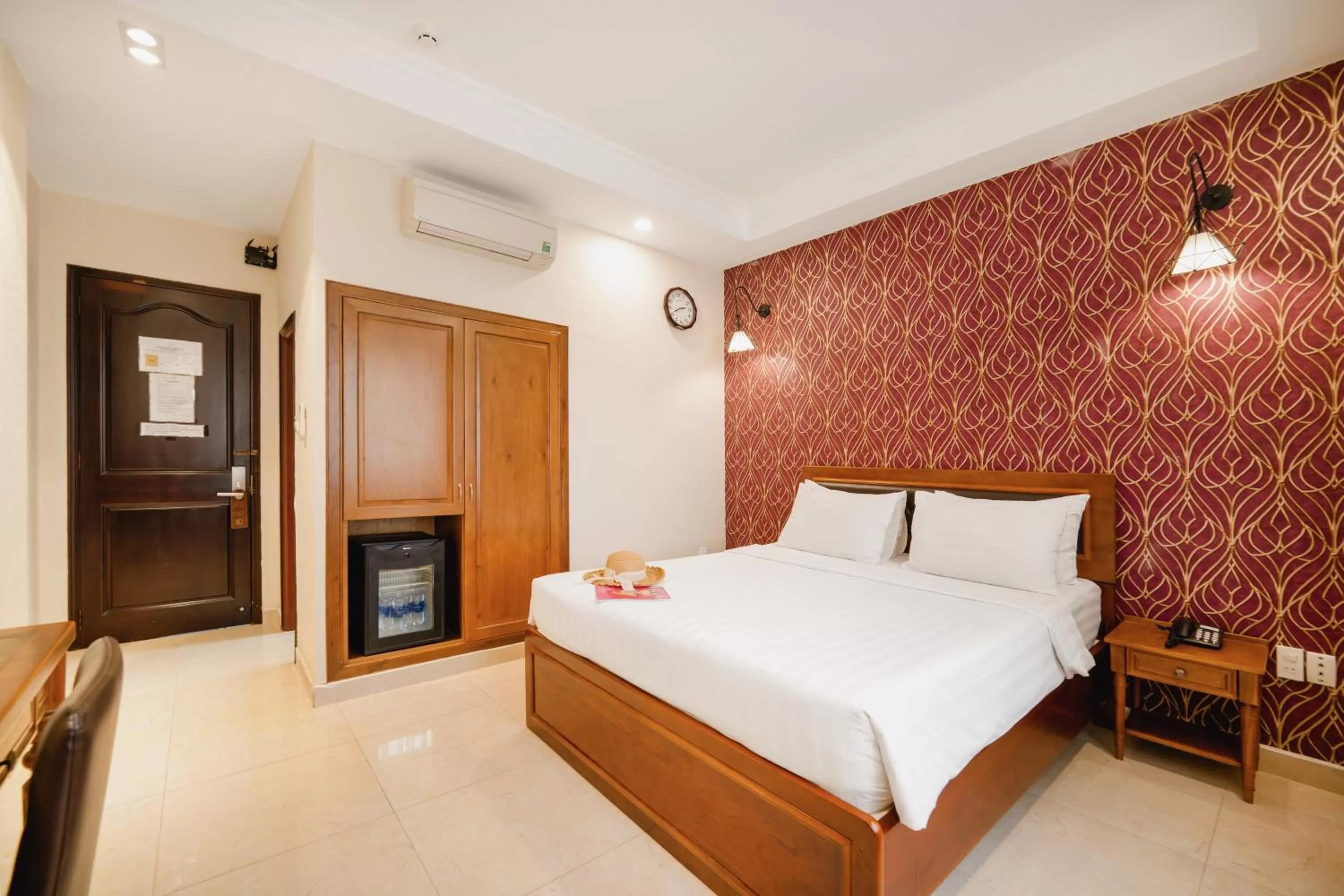 Bed in Tuong Vy Ben Thanh Hotel