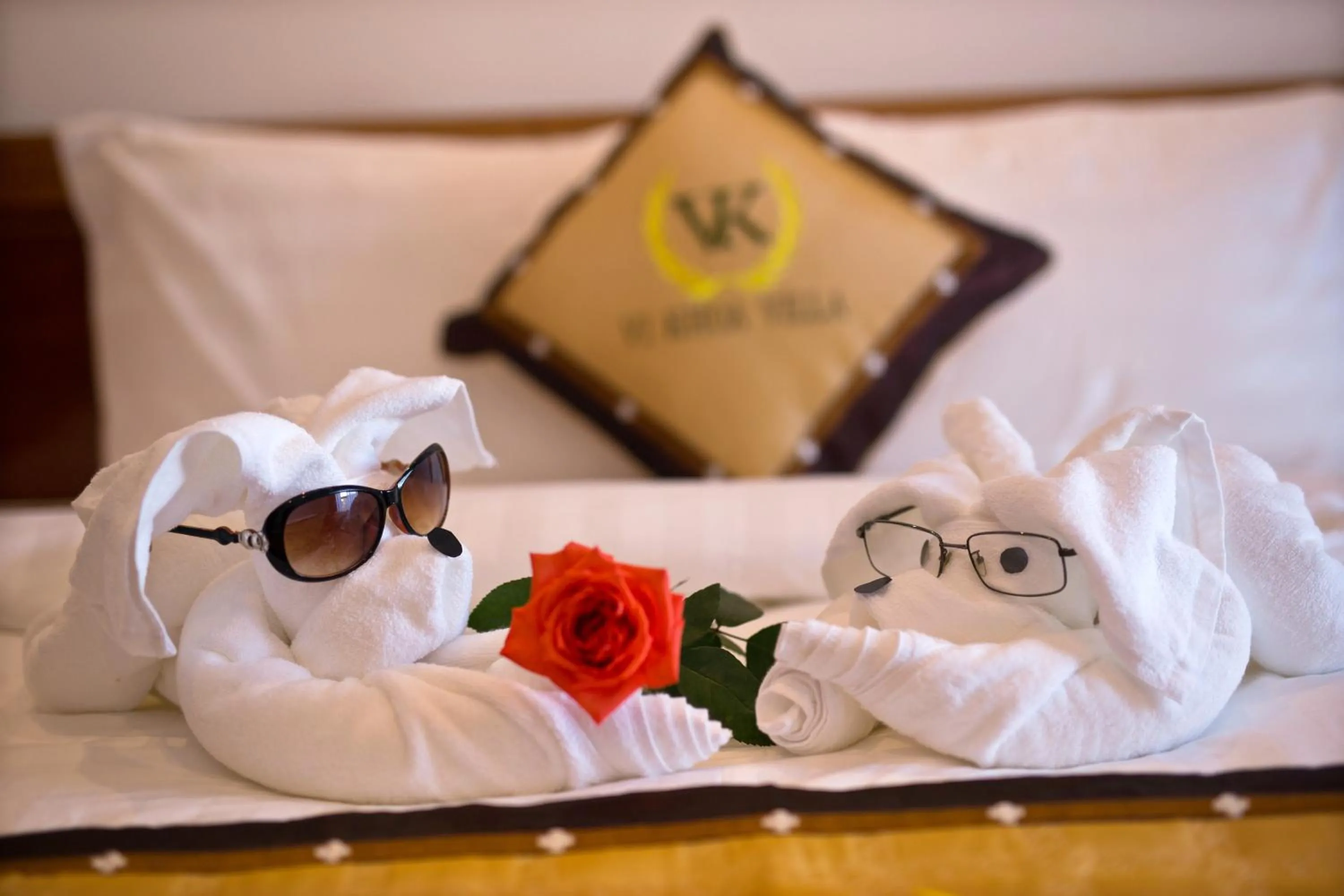 Decorative detail, Bed in Hoi An Vi Khoa Villa