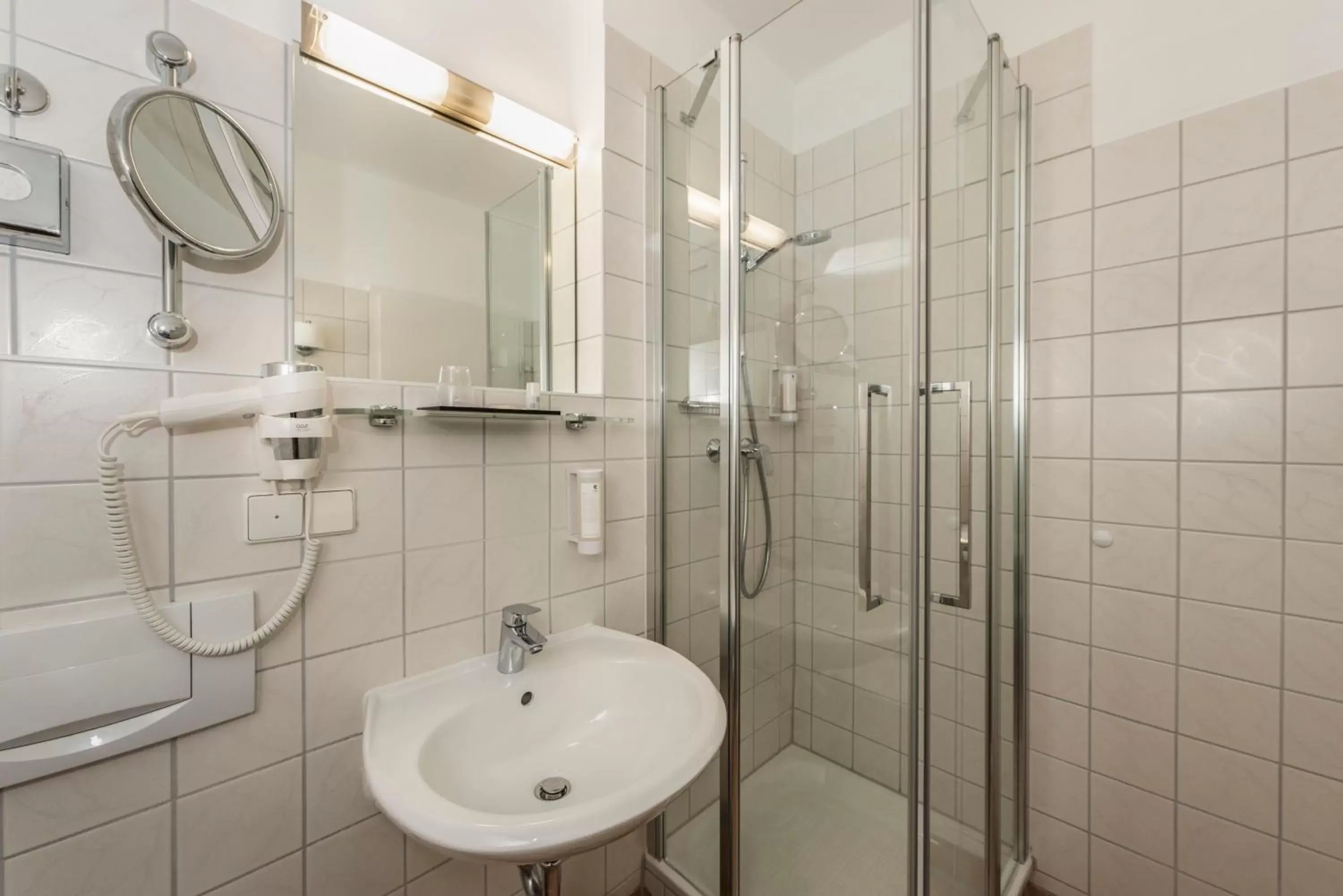 Shower, Bathroom in ibis Styles Offenburg City