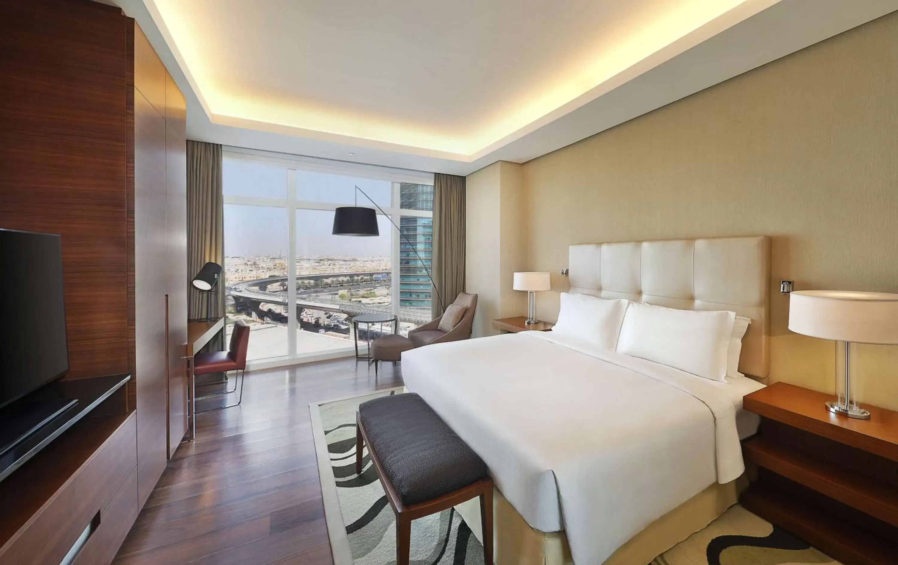 Bed in Hilton Riyadh Hotel & Residences