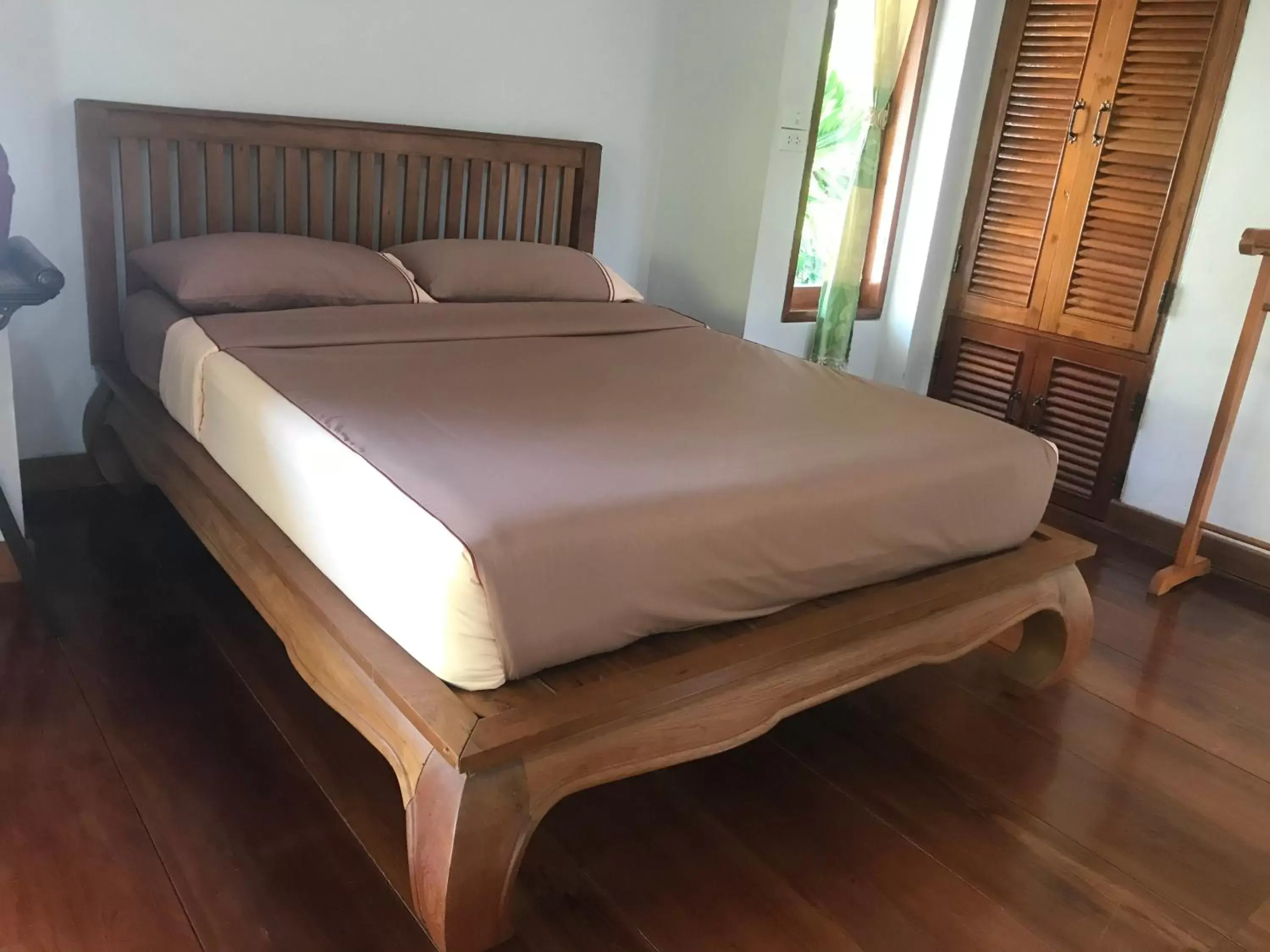 Bed in Pai Loess Resort