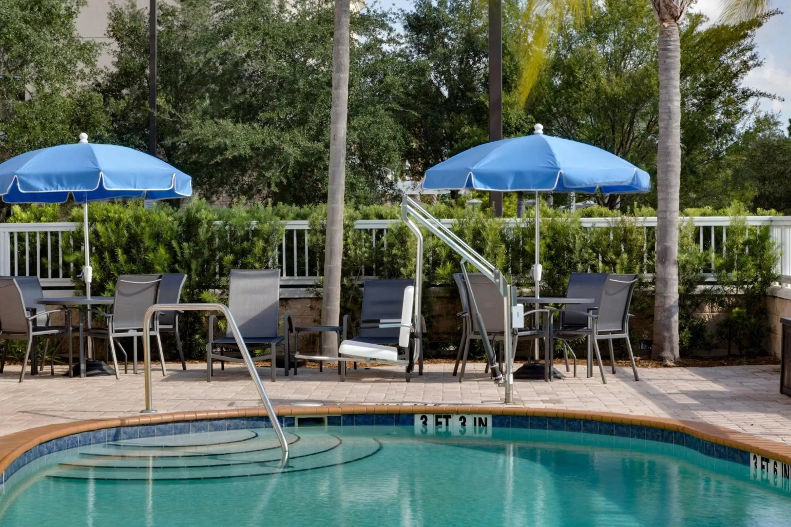 Swimming Pool in Fairfield Inn and Suites by Marriott Titusville Kennedy Space Center