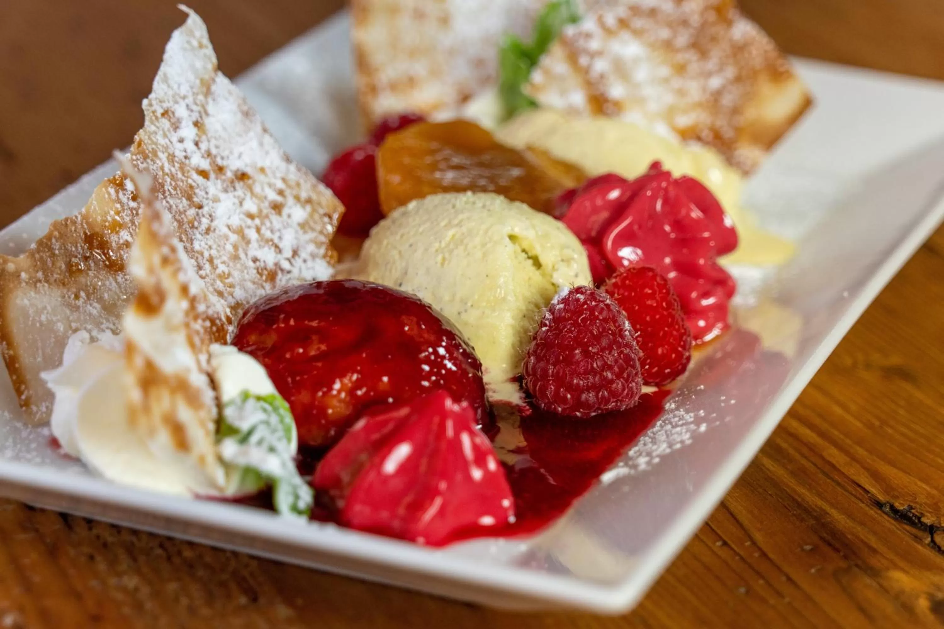 Food close-up in Hotel Schrofenstein