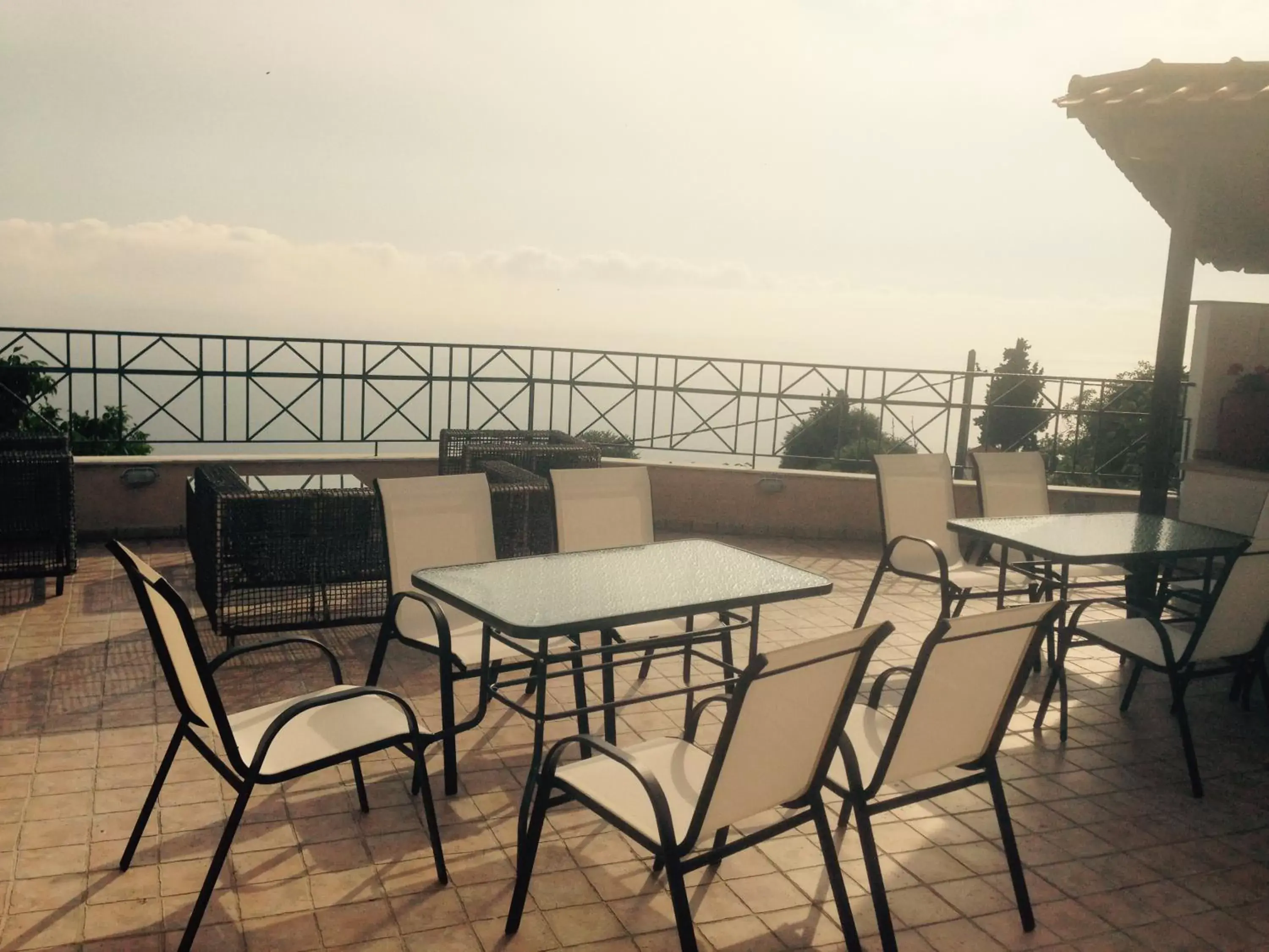 Patio, Balcony/Terrace in Hotel Christina - Happy Days