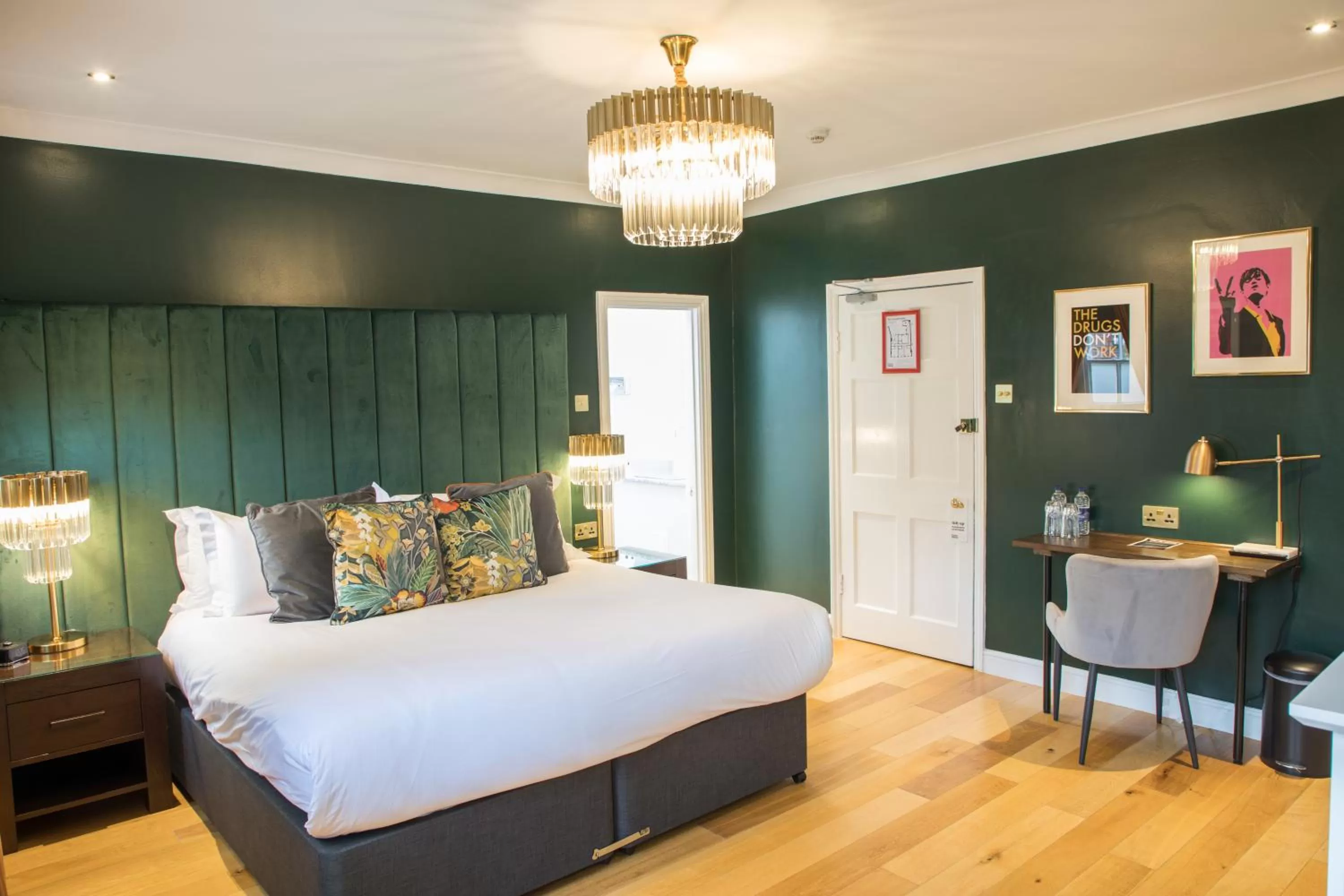 Bed in The Eton Mess Boutique Hotel