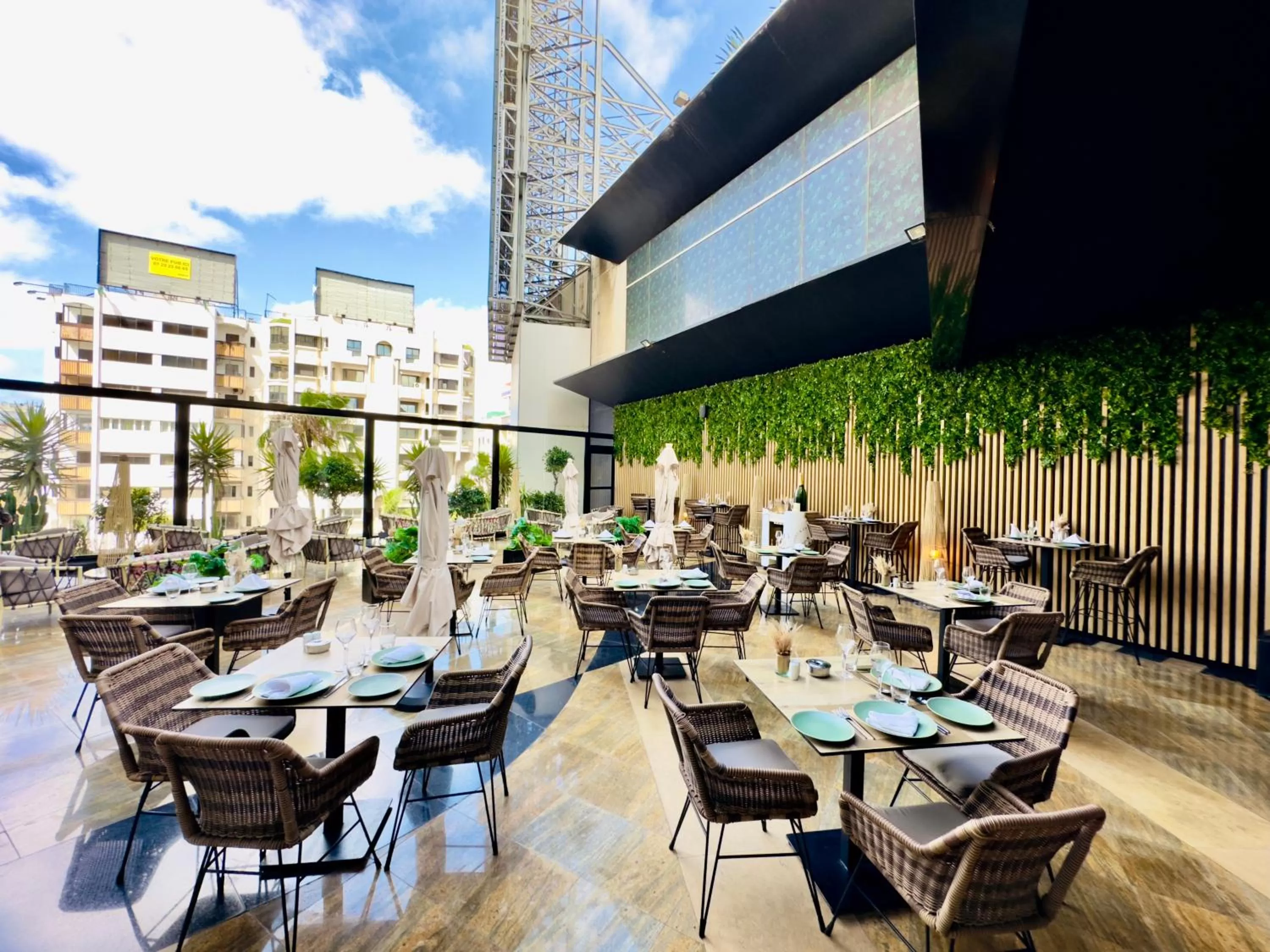 Patio in Kenzi Tower Hotel