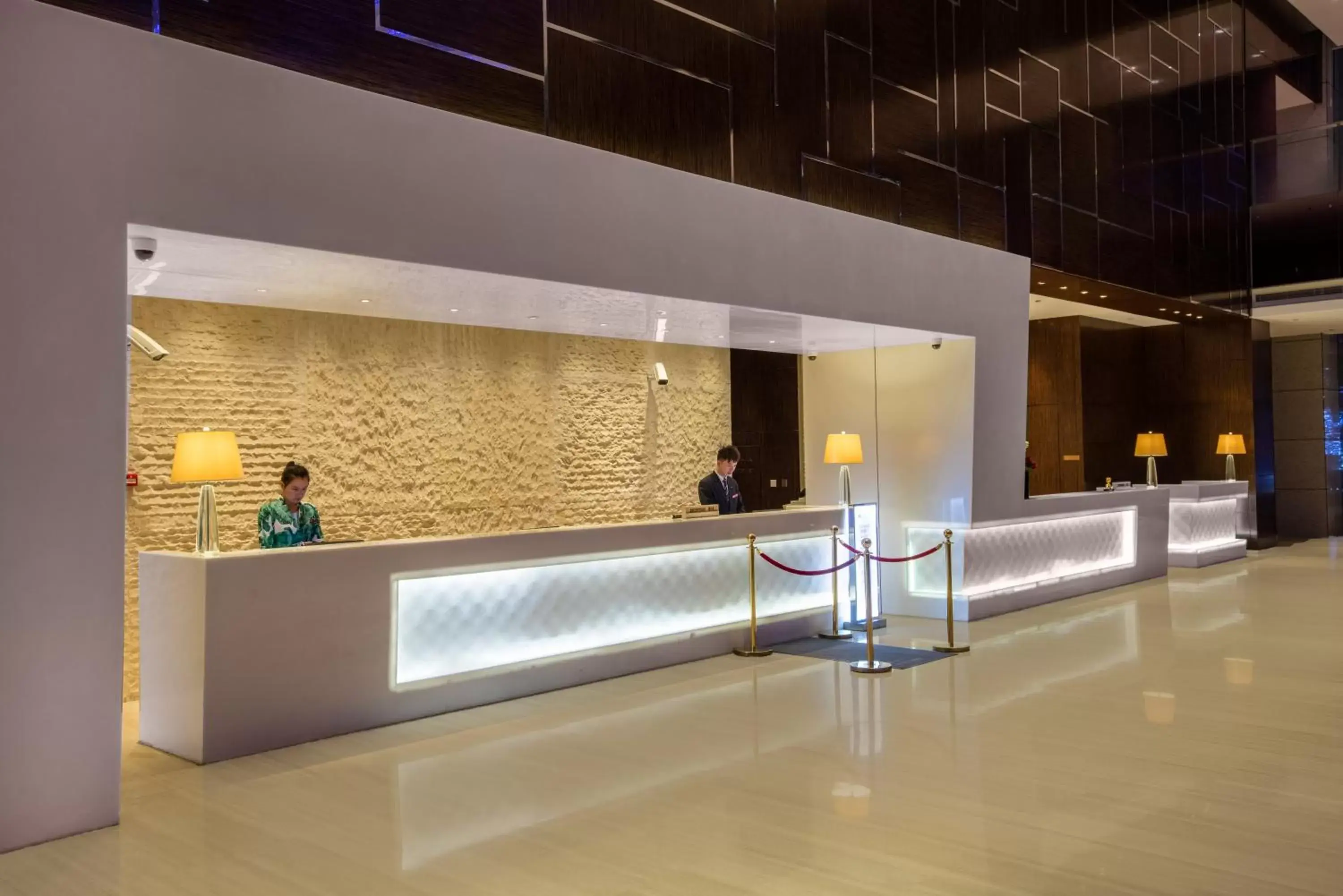 Property building, Lobby/Reception in Crowne Plaza Nanjing Jiangning, an IHG Hotel