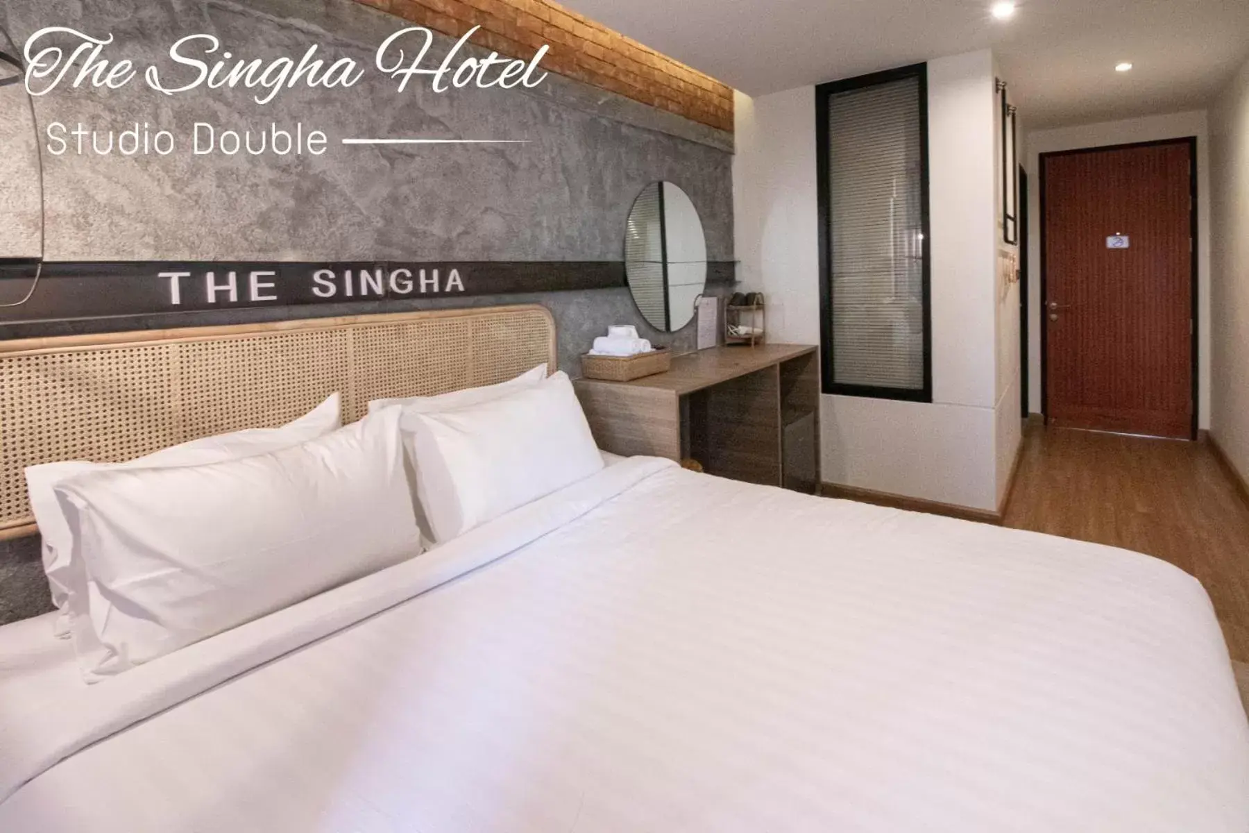 Bed in The Singha Hotel - Korat