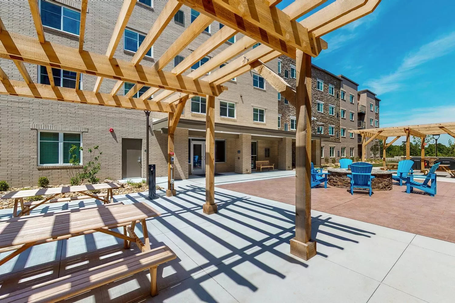 Patio in WaterWalk Extended Stay Raleigh Durham Research Triangle