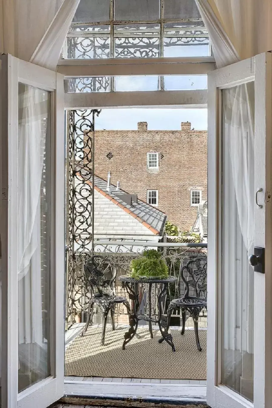 Balcony/Terrace in French Quarter Mansion