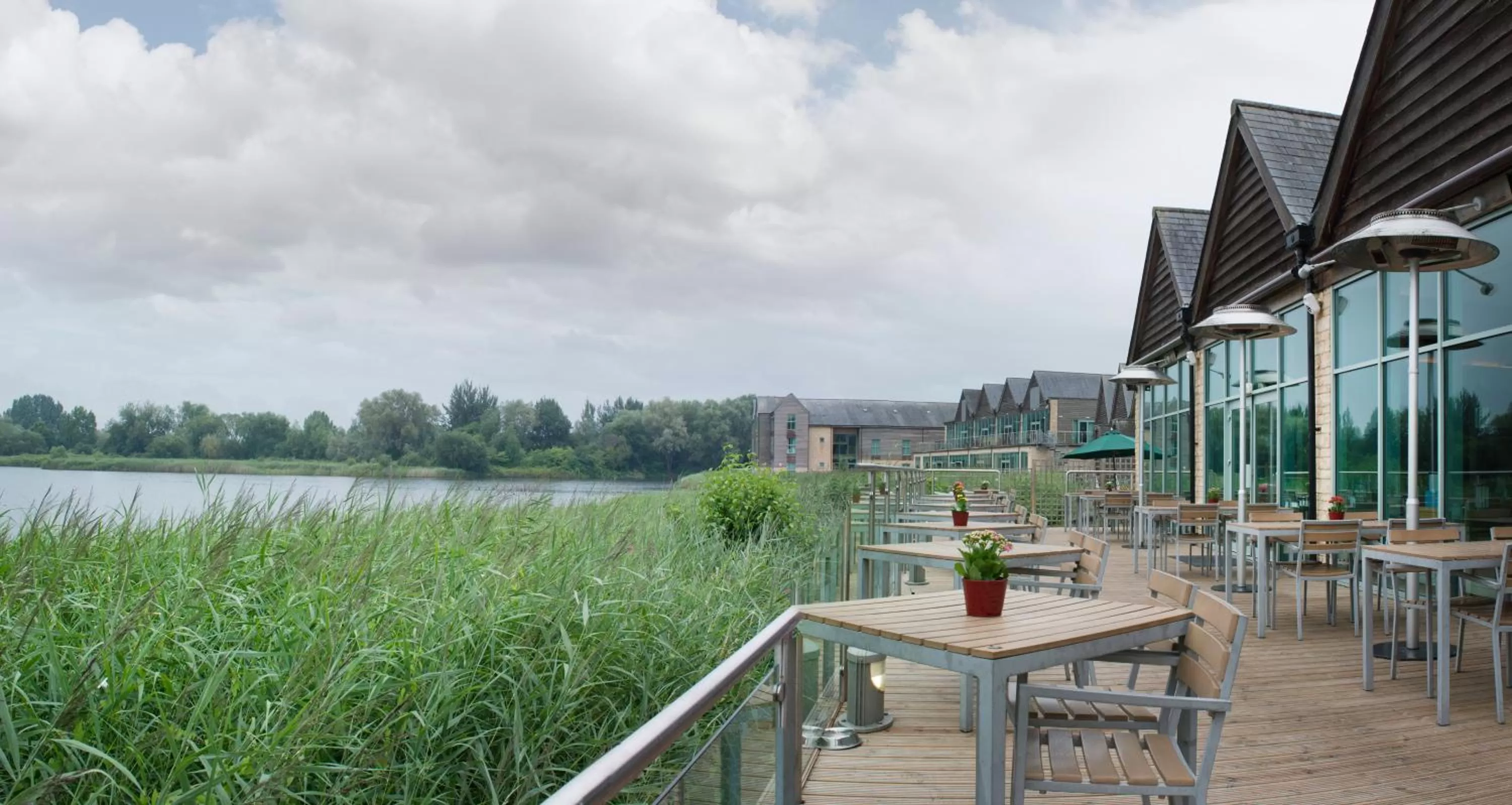 Patio in De Vere Cotswold Water Park