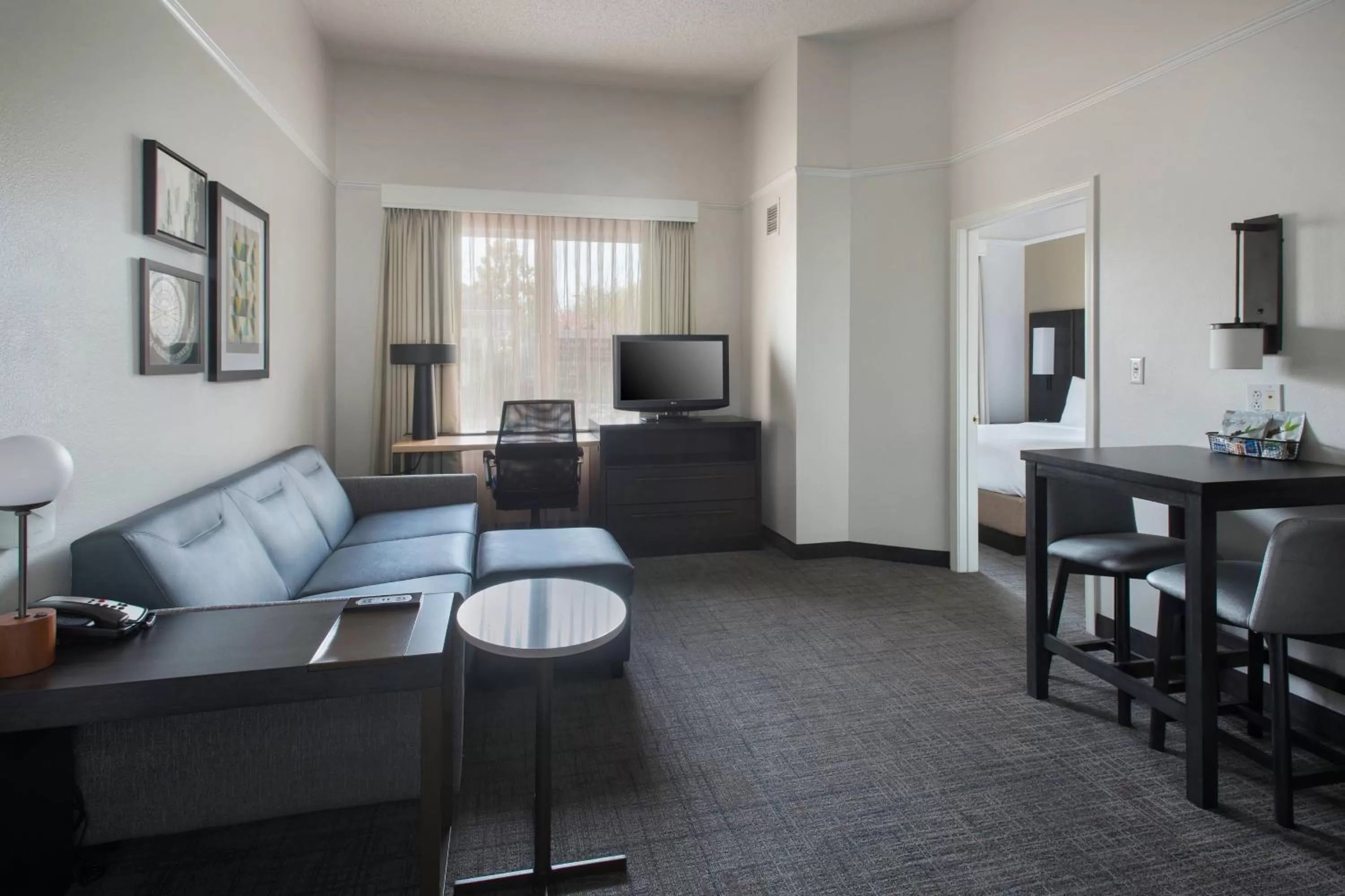 One-Bedroom Queen Suite with Sofa Bed and Adapted Tub - Mobility and Hearing Accessible in Residence Inn Silver Spring
